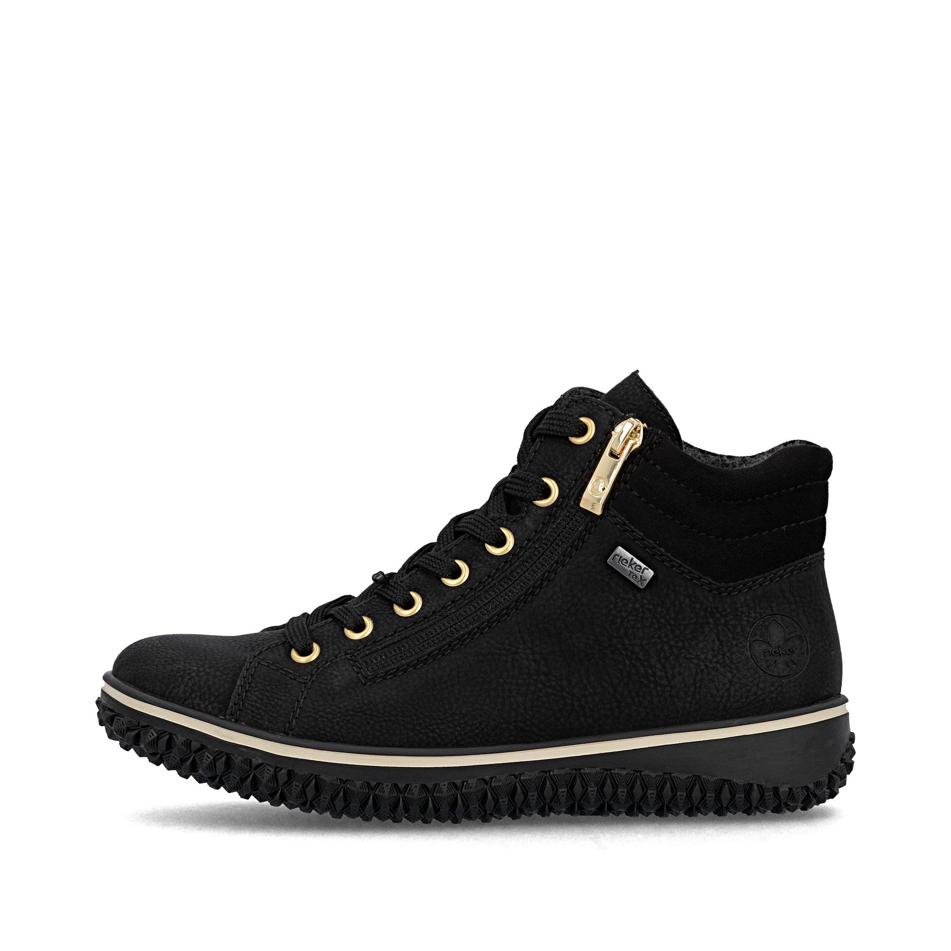 Black Zip Boots for Women | Rieker Z4263-00