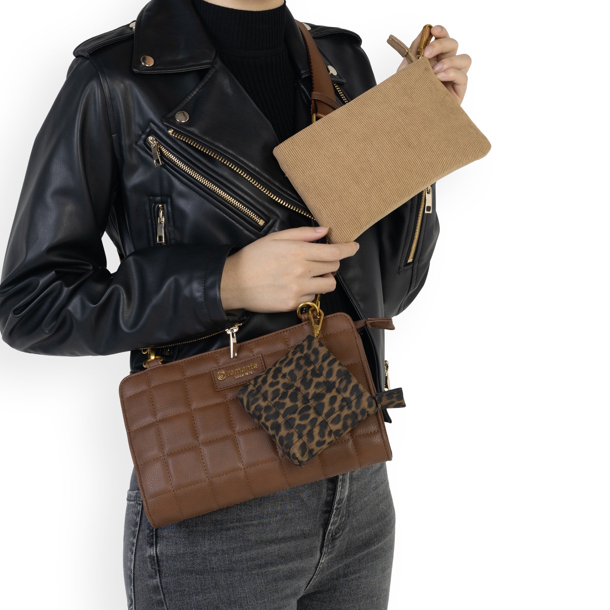 Brown Zip Bags for Women | Remonte Q0649-25