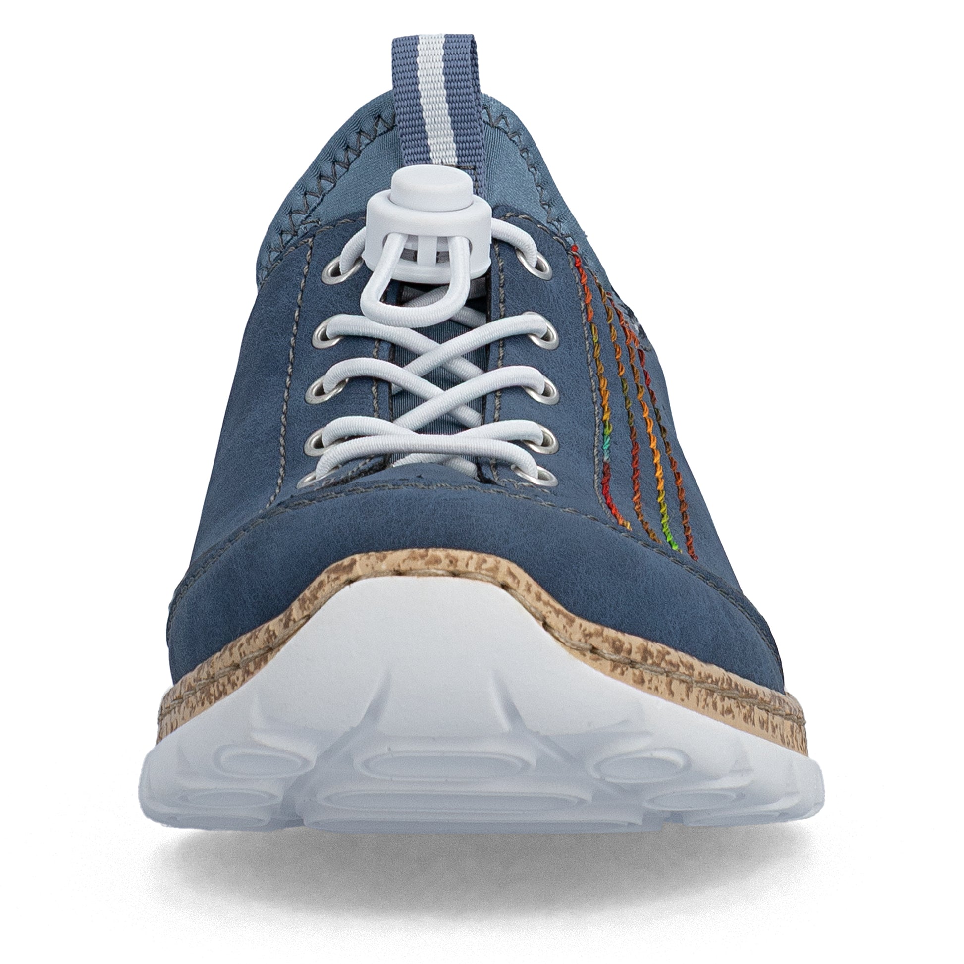 Blue Elasticated Shoes for Women | Rieker N42T0-14