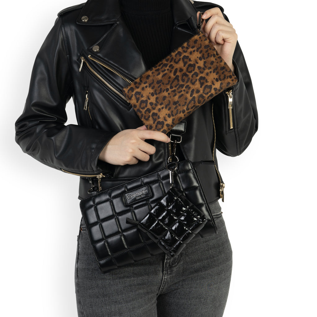 Black Zip Bags for Women | Remonte Q0649-01