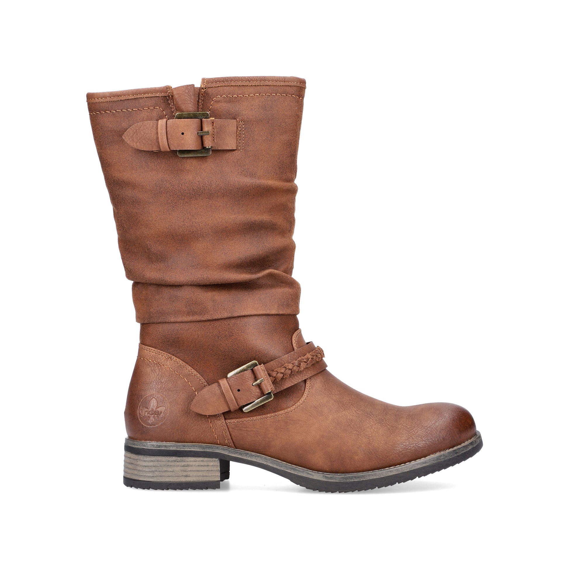 Brown Zip Boots for Women | Rieker 98860-22