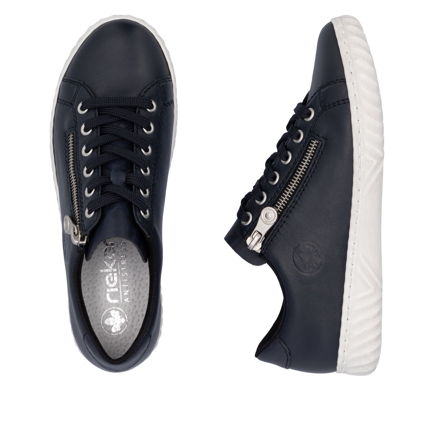 Rieker Women's Casual Trainer - Blue | N0900-14