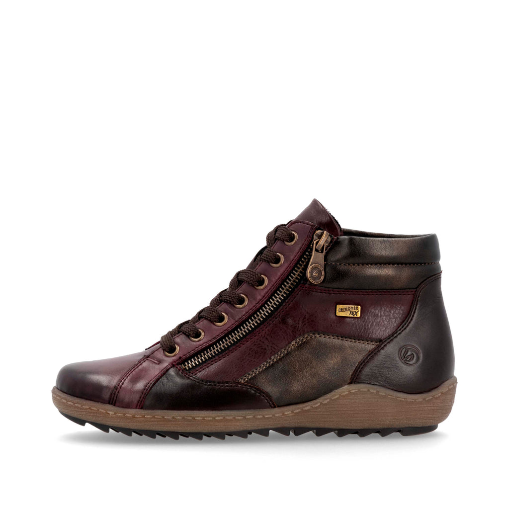 Red Zip Boots for Women | Remonte R1458-35