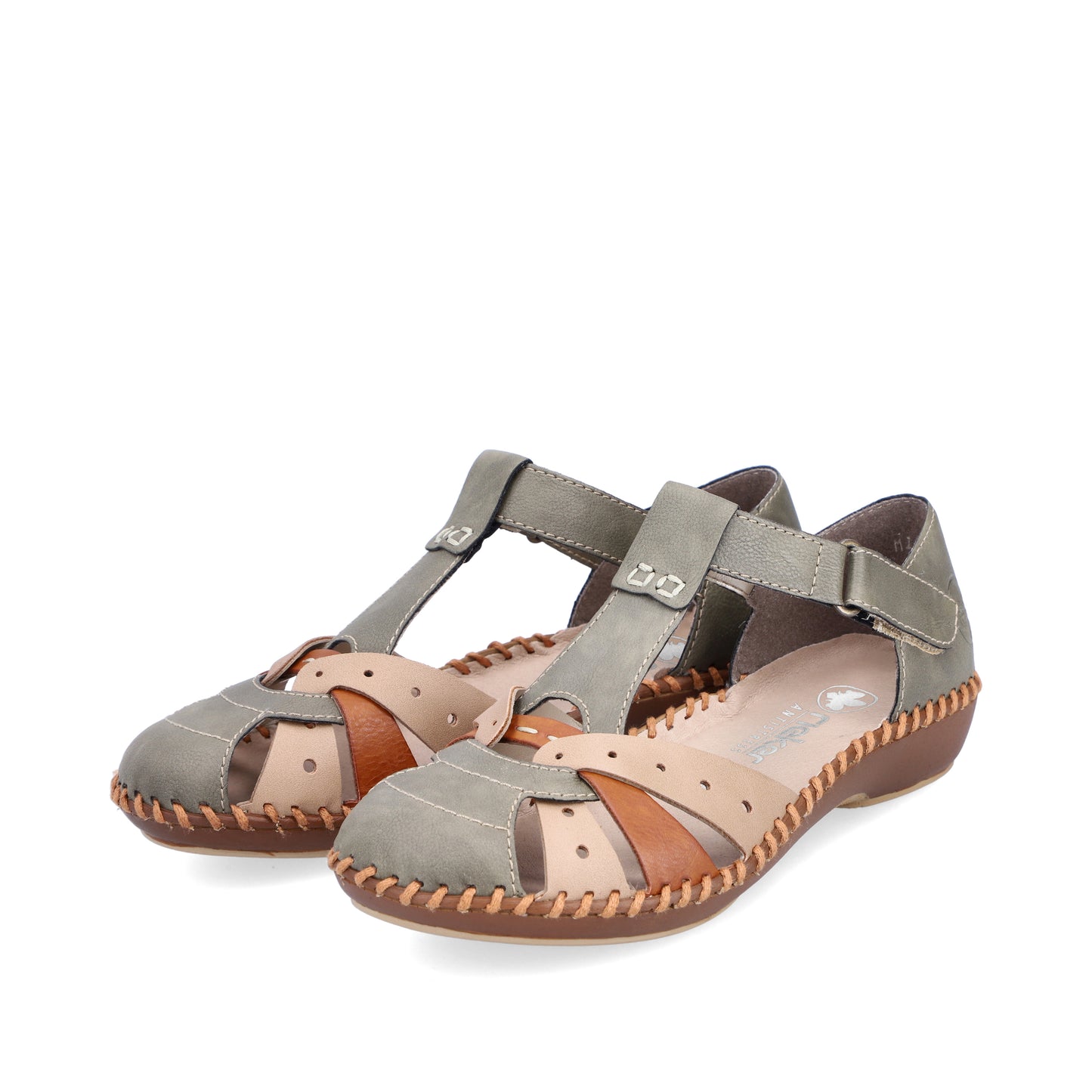 Rieker Women's Mary Jane Shoe - Green | M1655-54