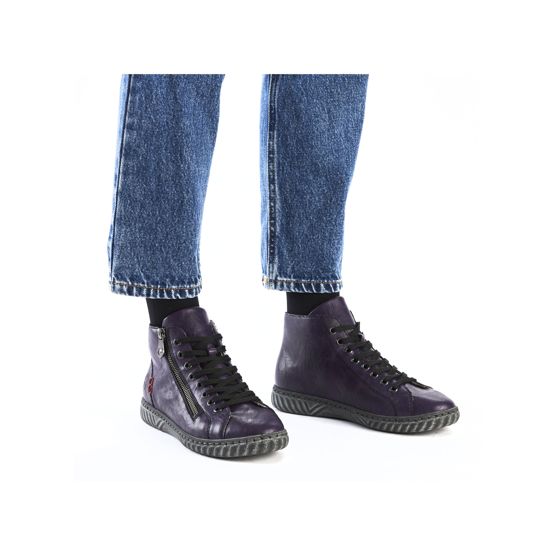Pink Zip Boots for Women | Rieker N0921-31