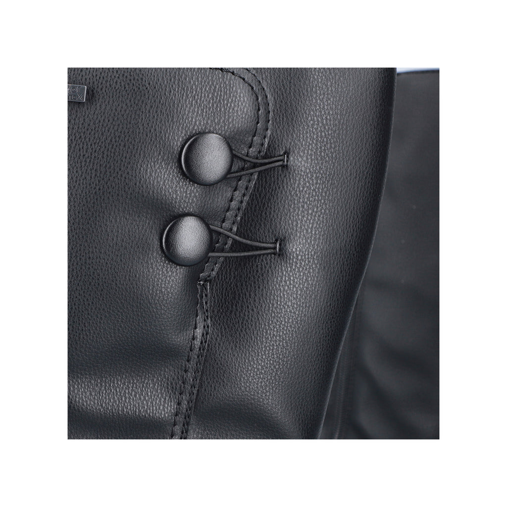 Black Zip Boots for Women | Rieker Z0090-00