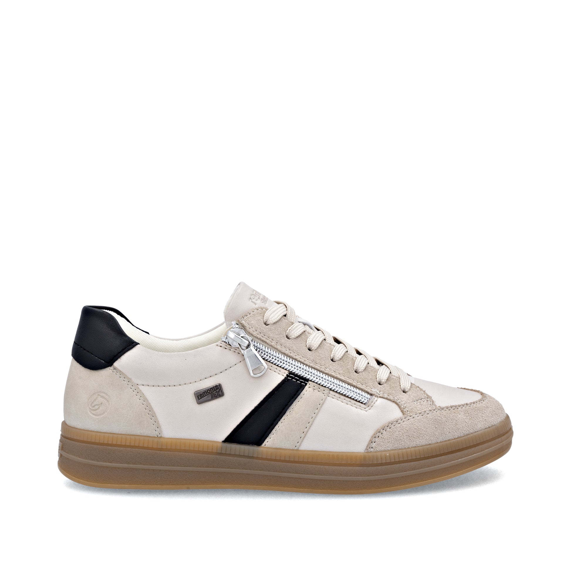 Beige Zip Shoes for Women | Remonte D2C04-62