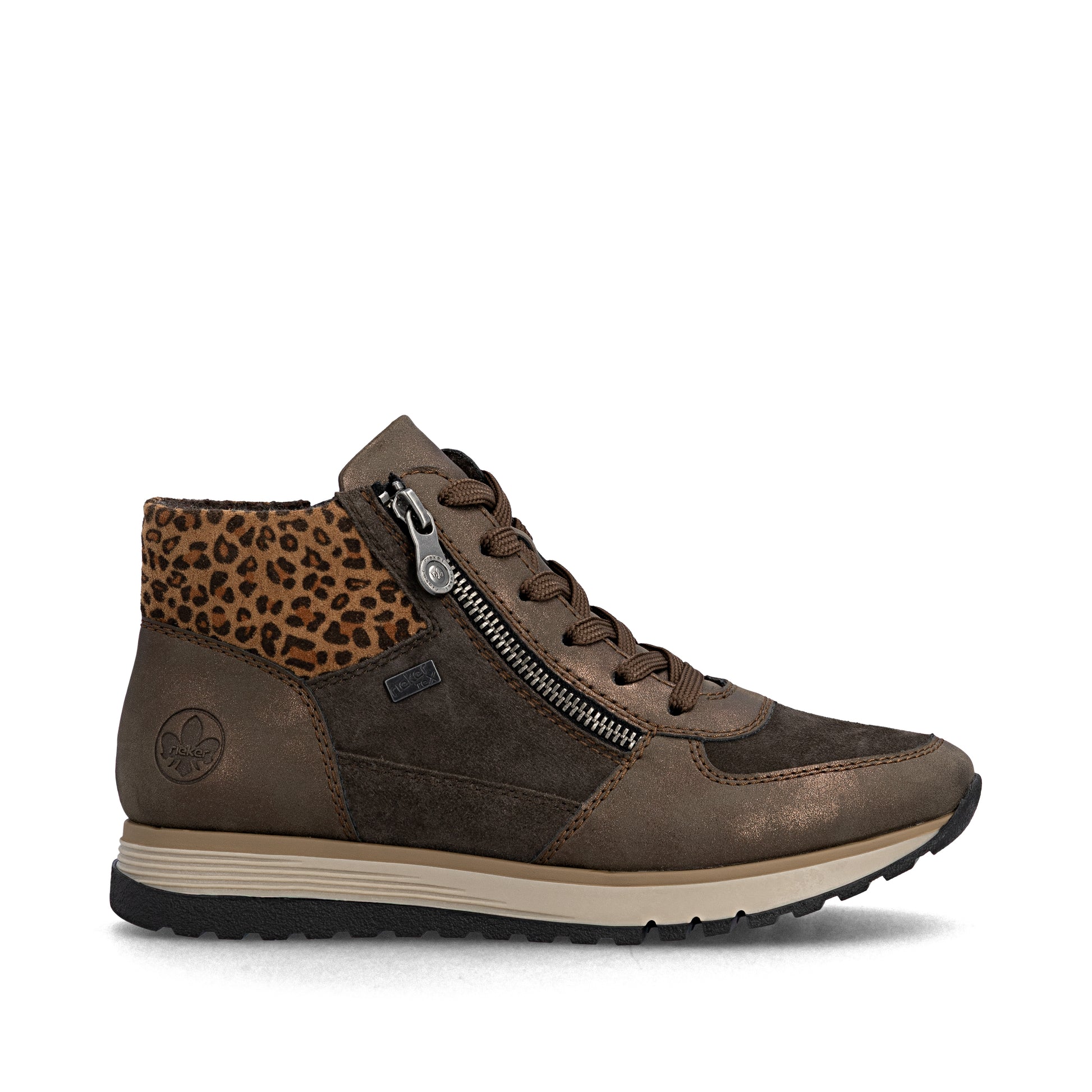 Brown Zip Boots for Women | Rieker 49040-24