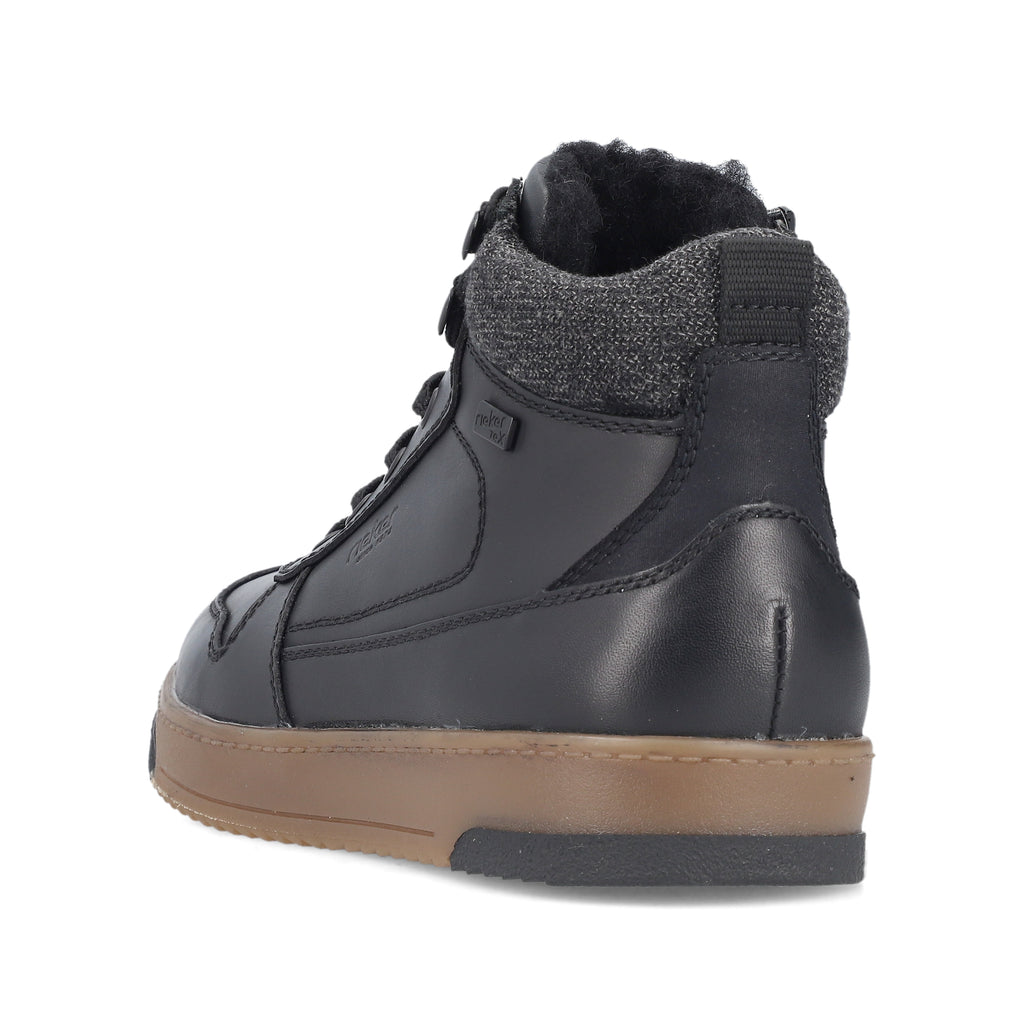 Black Zip Boots for Men | Rieker 17530-00