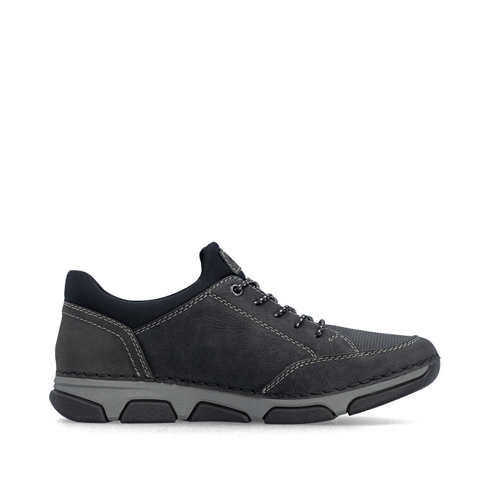 Rieker Men's Black Slip-On Shoe | 15950-00