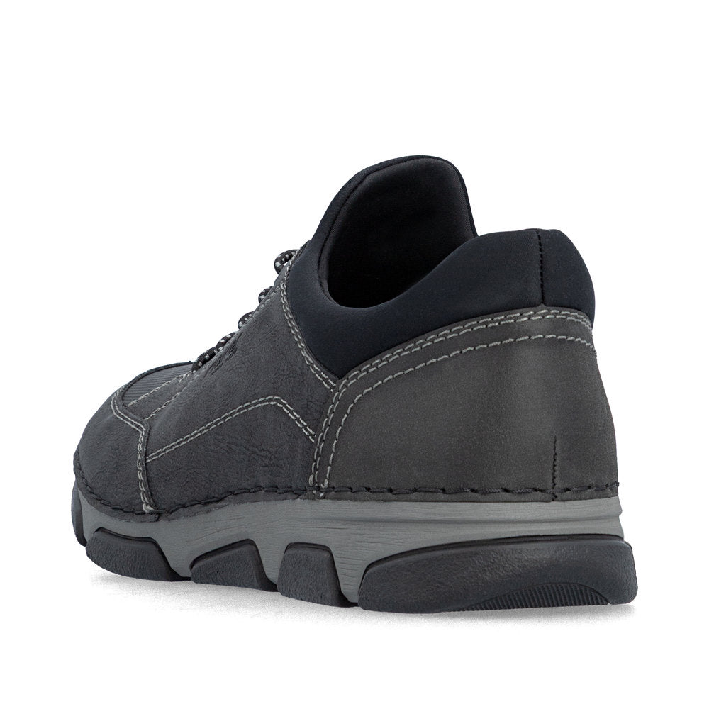 Rieker Men's Black Slip-On Shoe | 15950-00