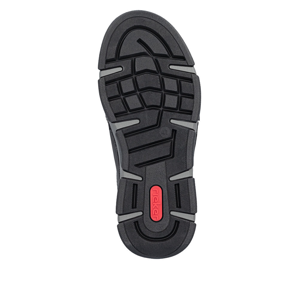 Rieker Men's Black Slip-On Shoe | 15950-00