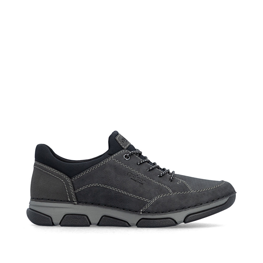 Rieker Men's Black Slip-On Shoe | 15950-00