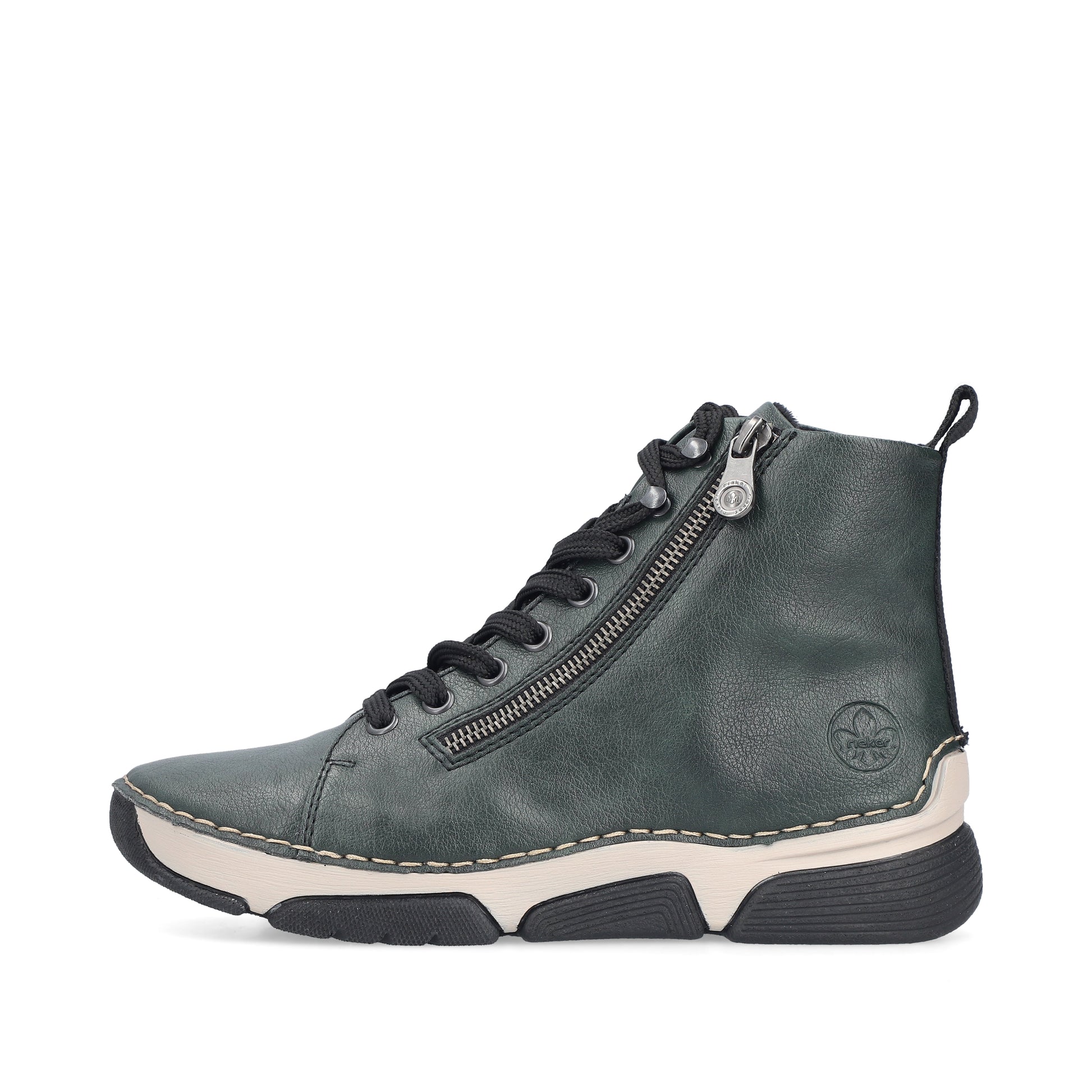 Green Zip Boots for Women | Rieker 45920-54