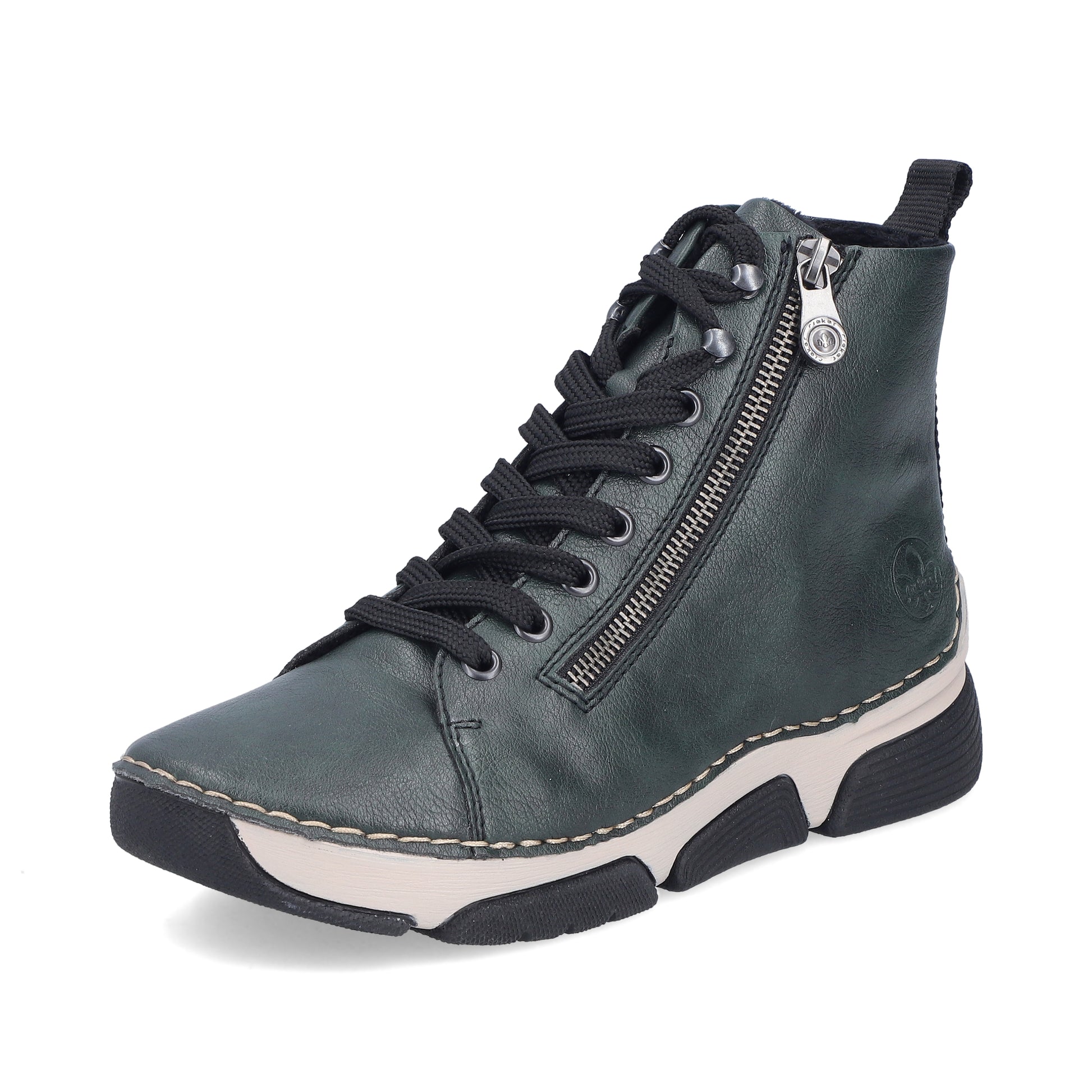 Green Zip Boots for Women | Rieker 45920-54