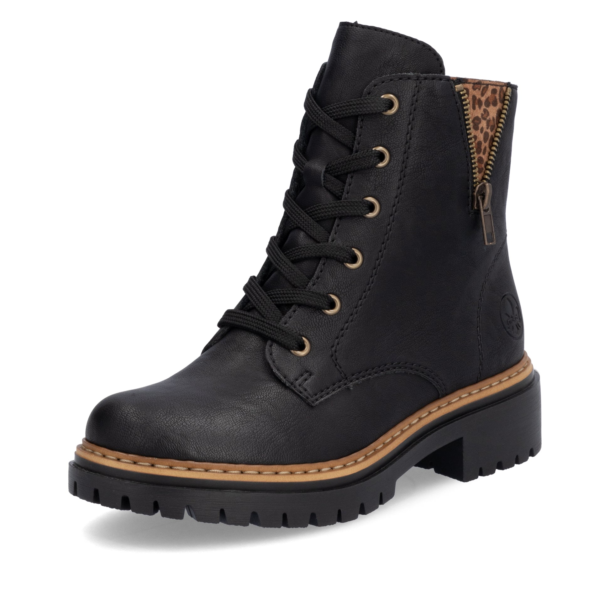 Black Zip Boots for Women | Rieker 72617-00