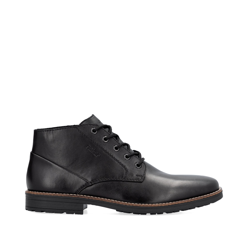 Black Elasticated Boots for Men | Rieker 33207-00