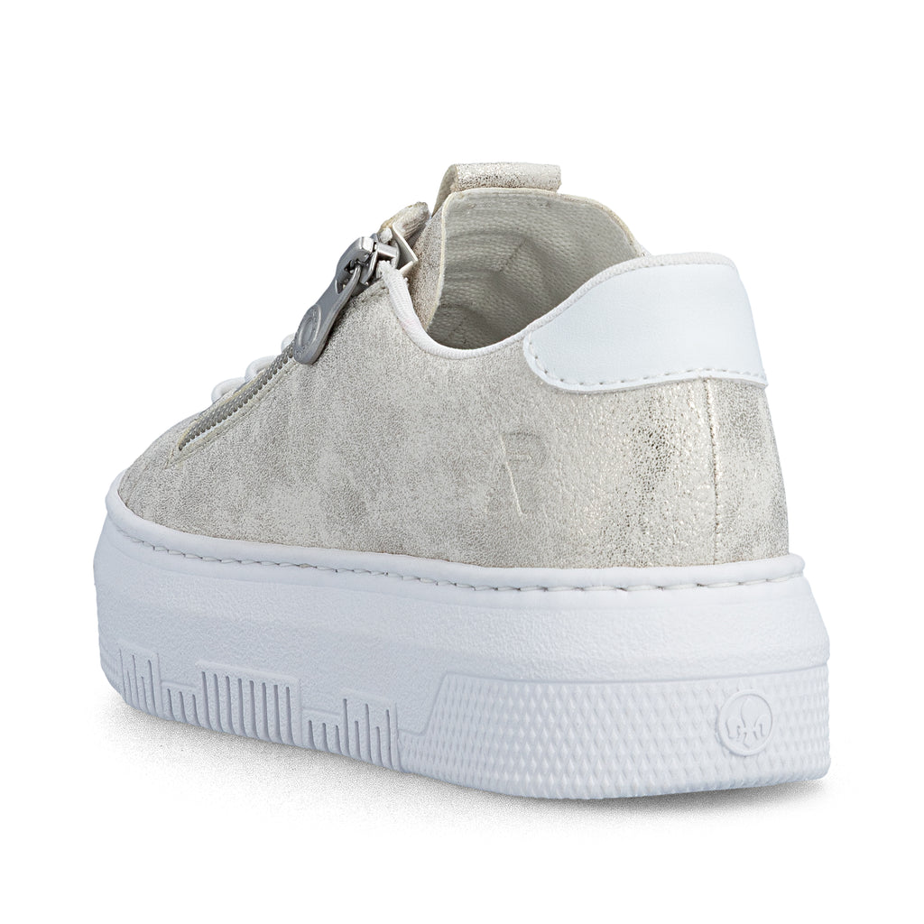 Beige Zip Shoes for Women | Rieker M1953-60