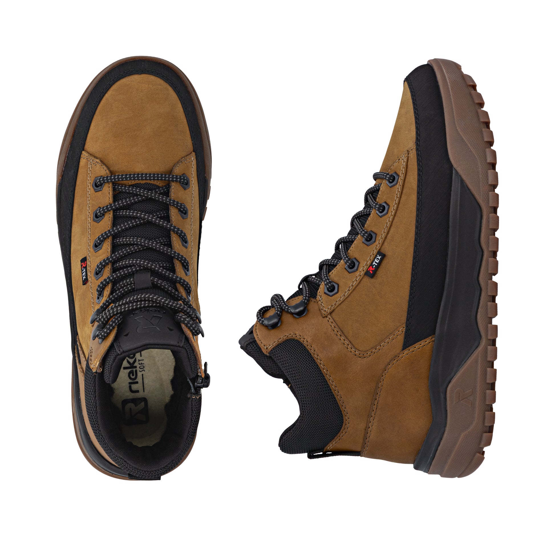 Yellow Zip Boots for Men | Rieker Sport U1571-68