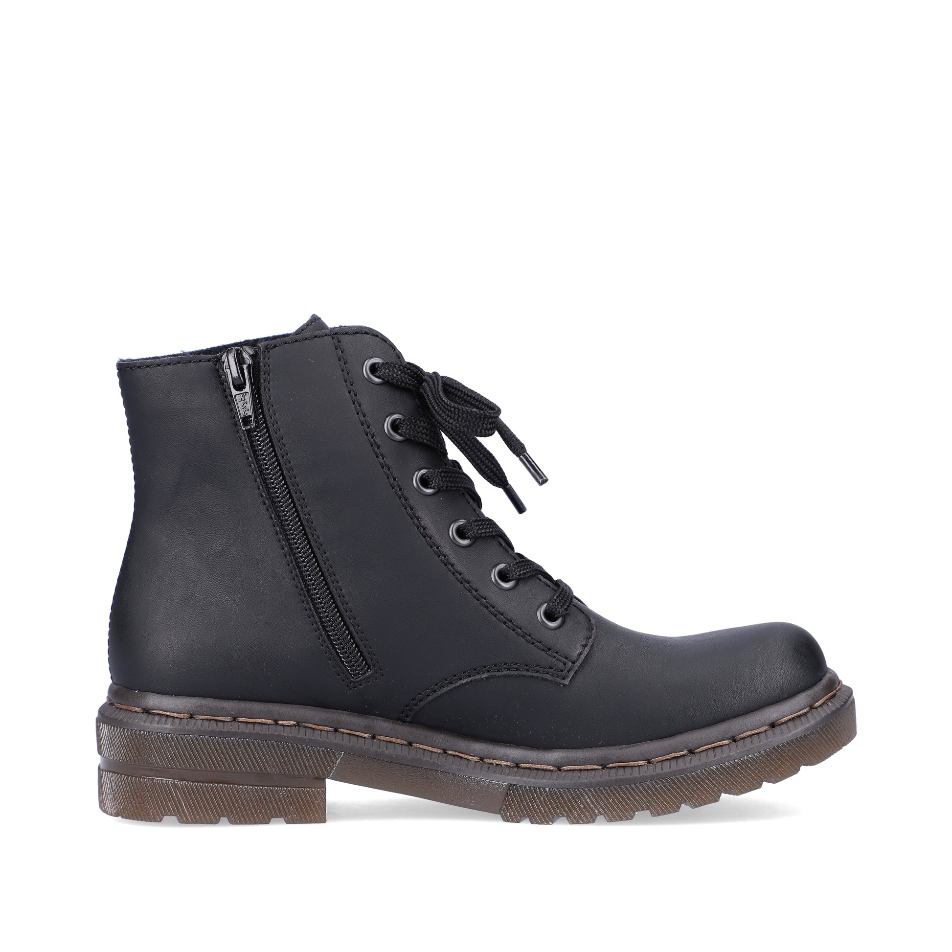 Black Zip Boots for Women | Rieker 78240-00