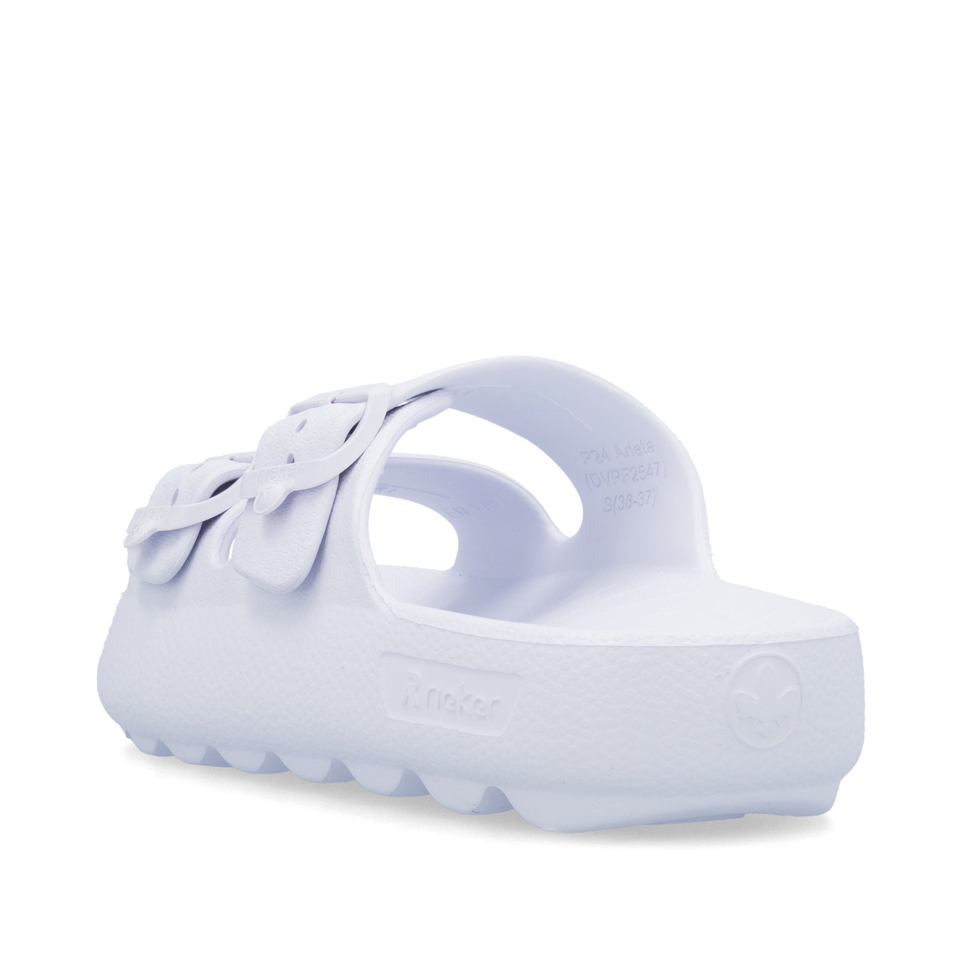 White Buckle Sandals for Women | Rieker P2450-80