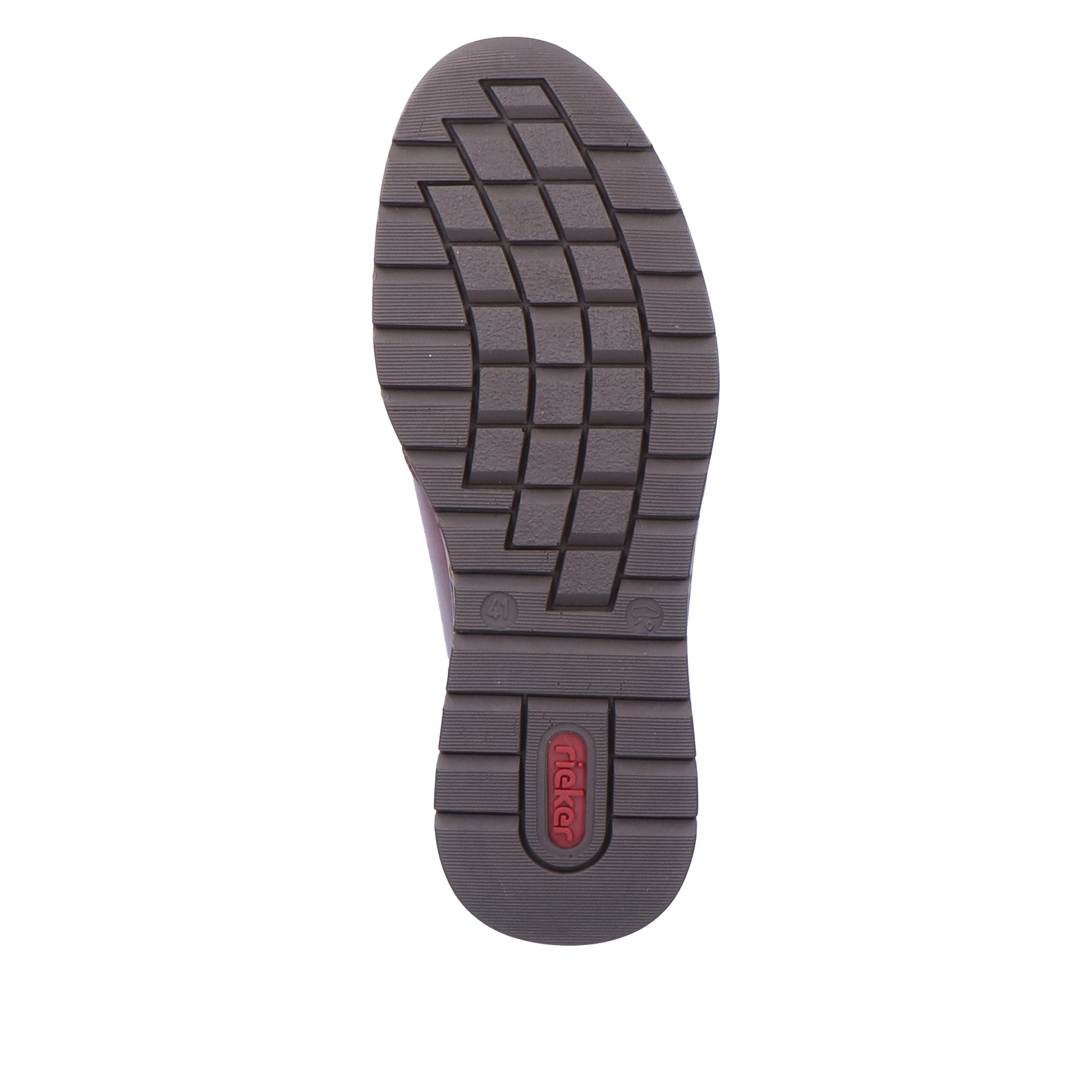 Brown Zip Shoes for Men | Rieker B2112-25