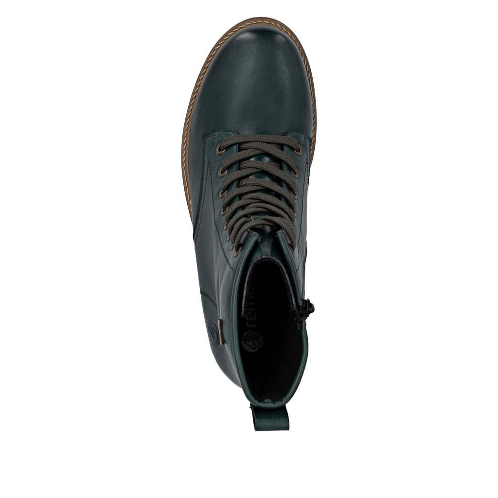 Green Zip Boots for Women | Remonte D3C70-54