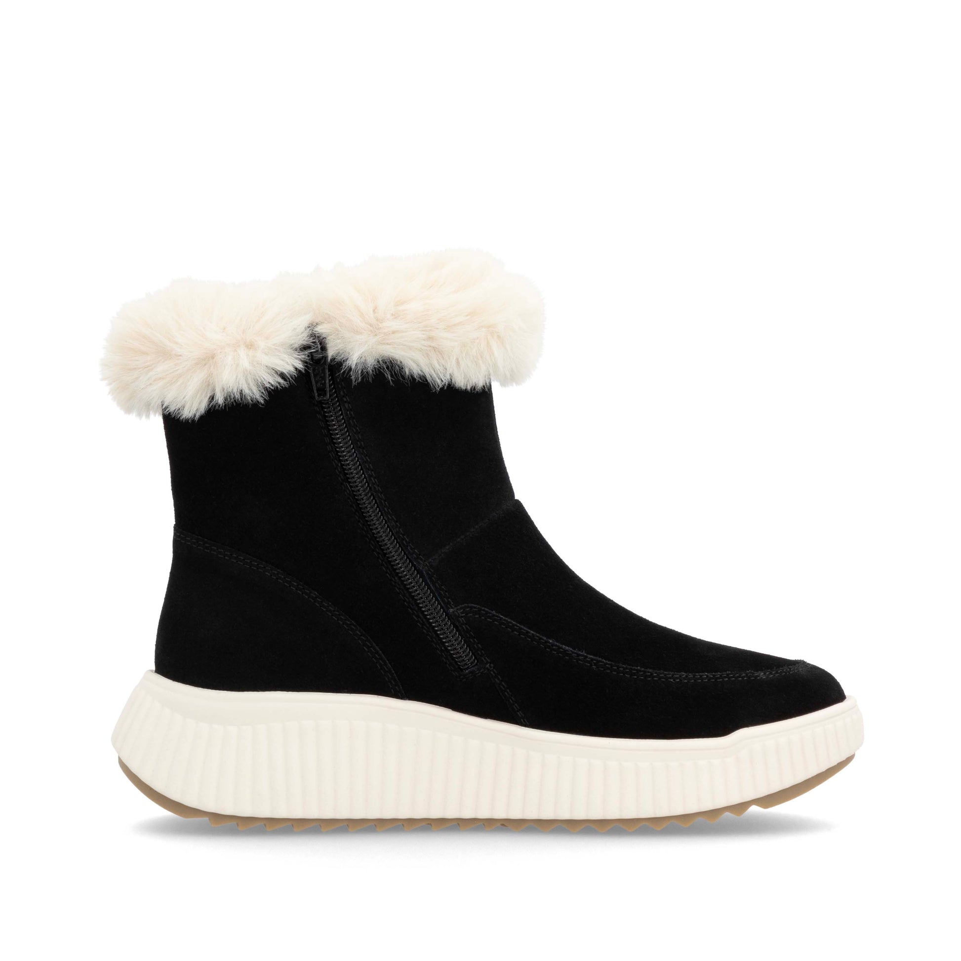Black Zip Boots for Women | Rieker Sport W1772-00