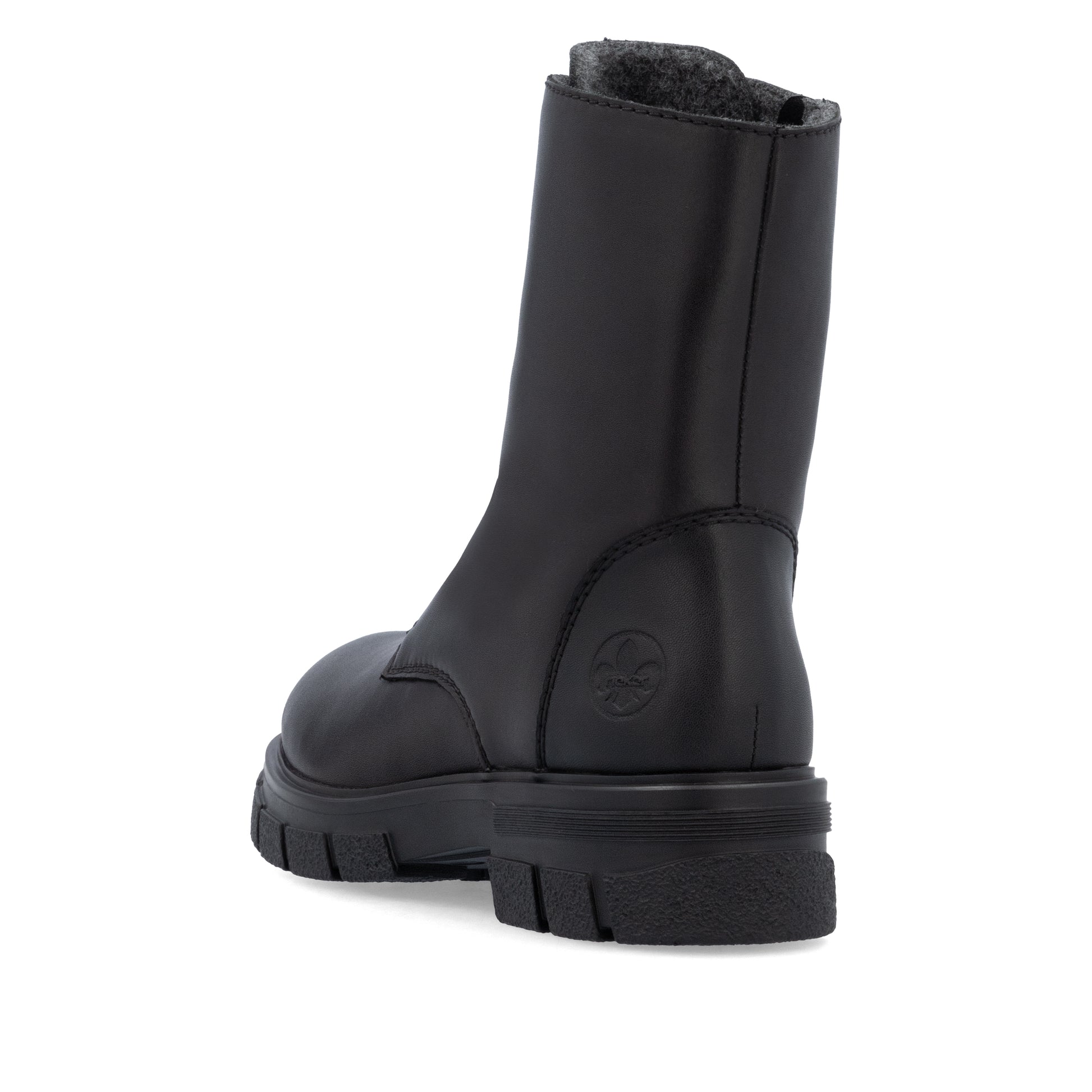 Black Zip Boots for Women | Rieker Z9179-00