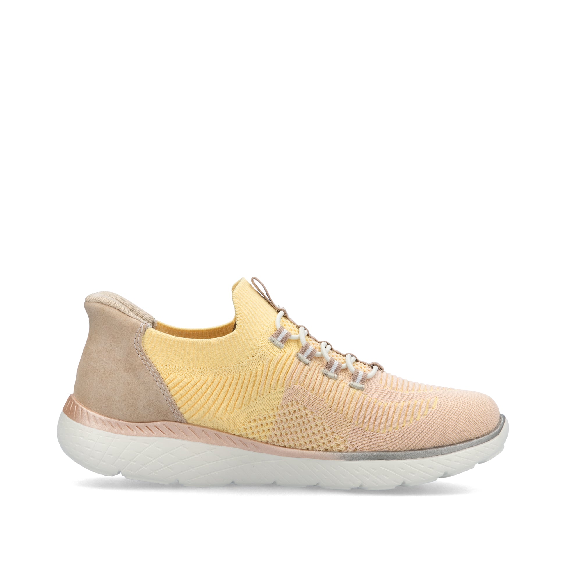 Yellow Elasticated Shoes for Women | Rieker M5066-68