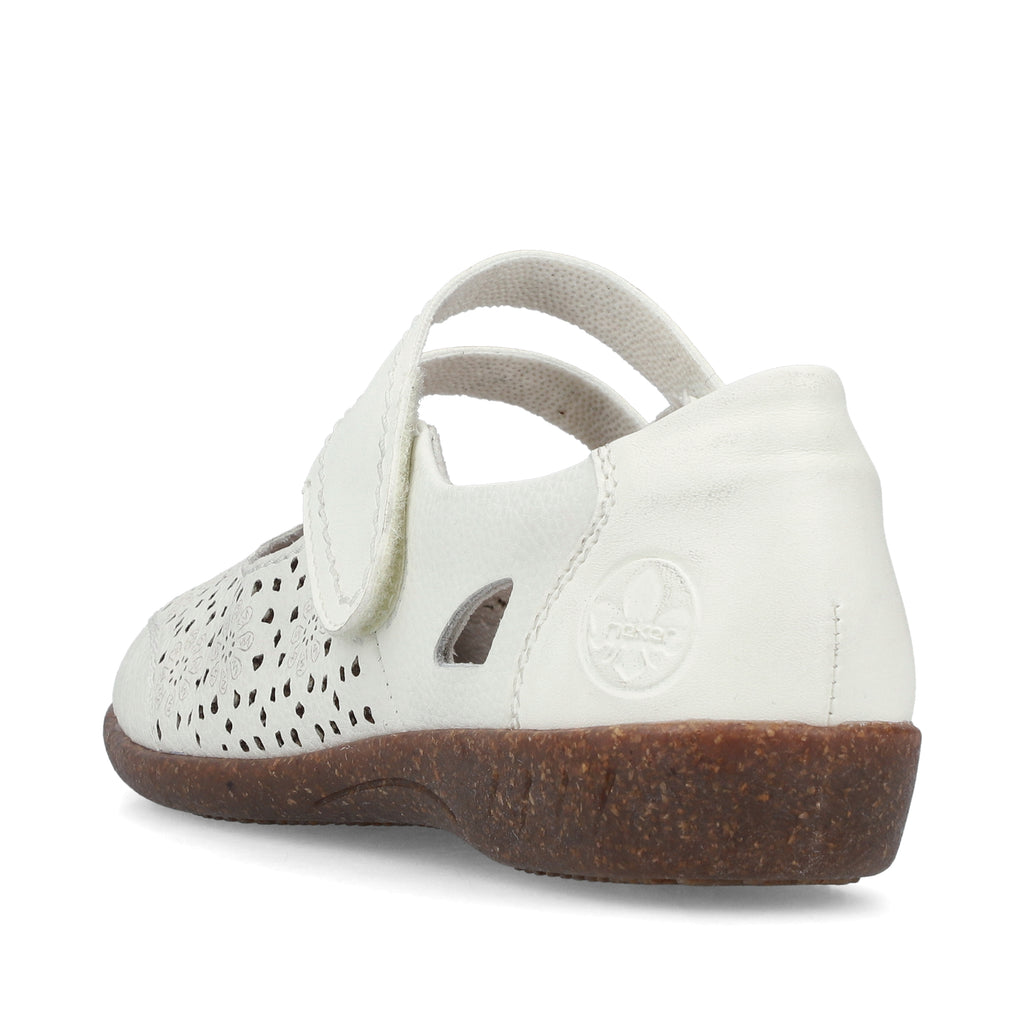 White Hook & Loop Shoes for Women | Rieker 47675-80