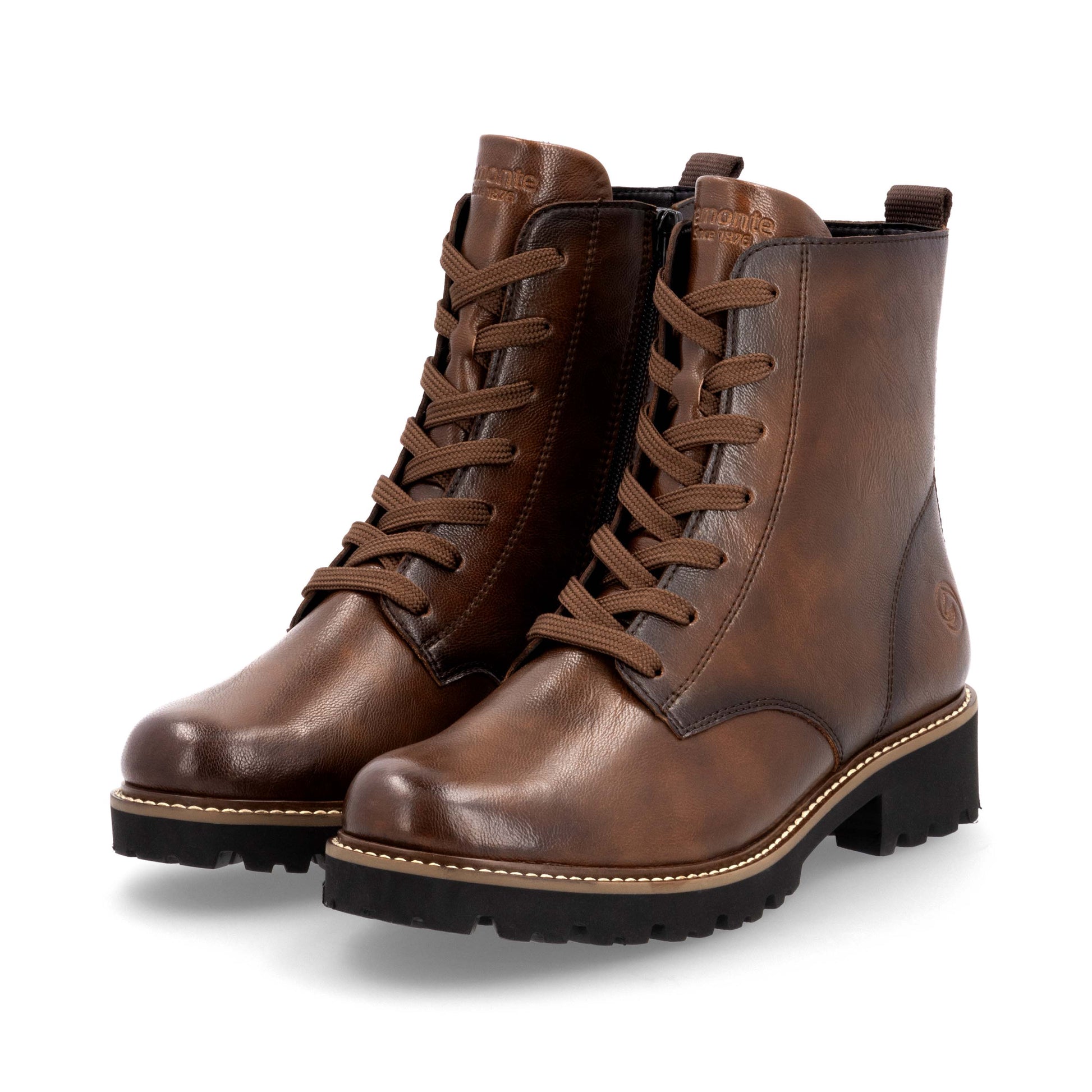 Brown Zip Boots for Women | Remonte D8661-24