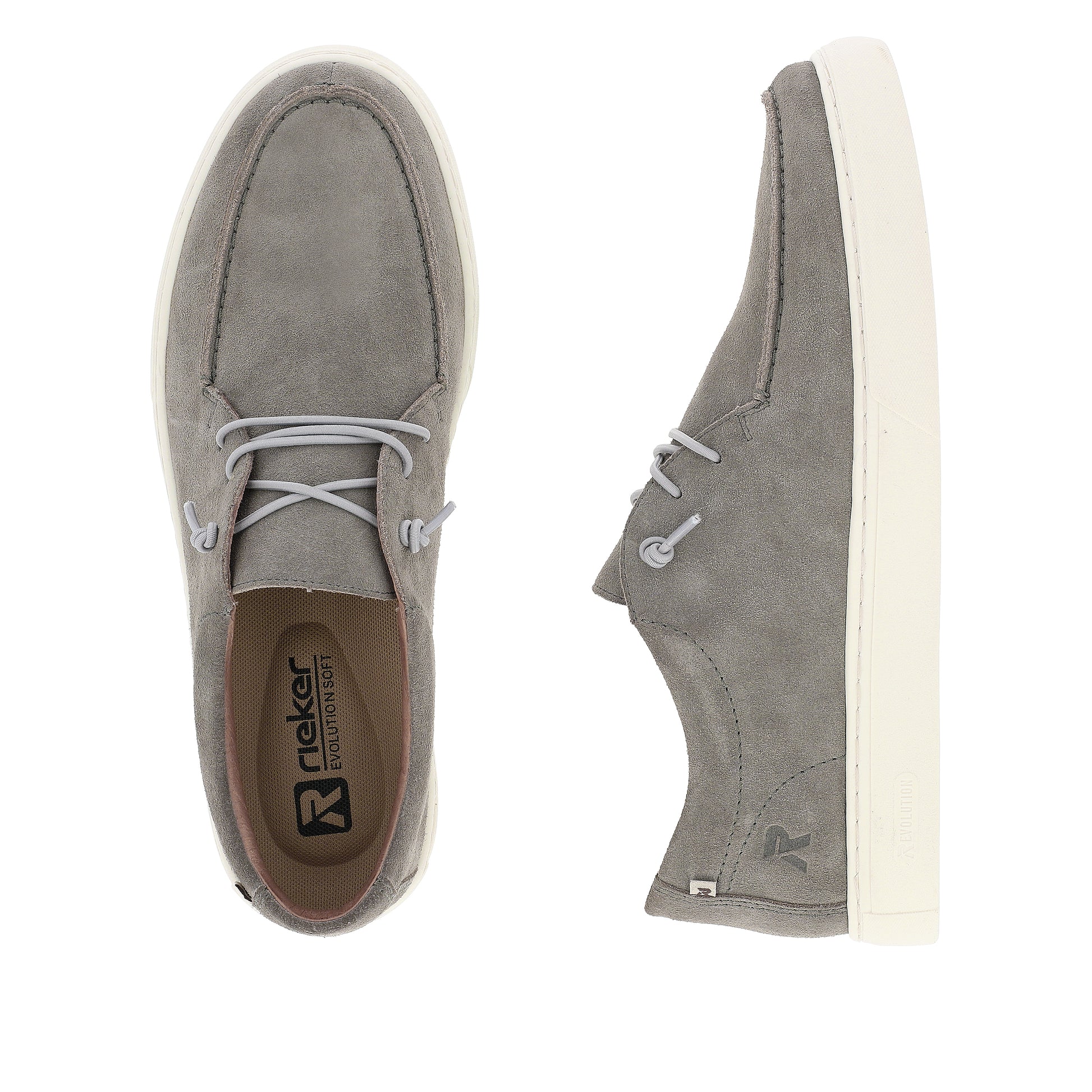 Grey Lace-Up Shoes for Men | Rieker Sport U0702-42
