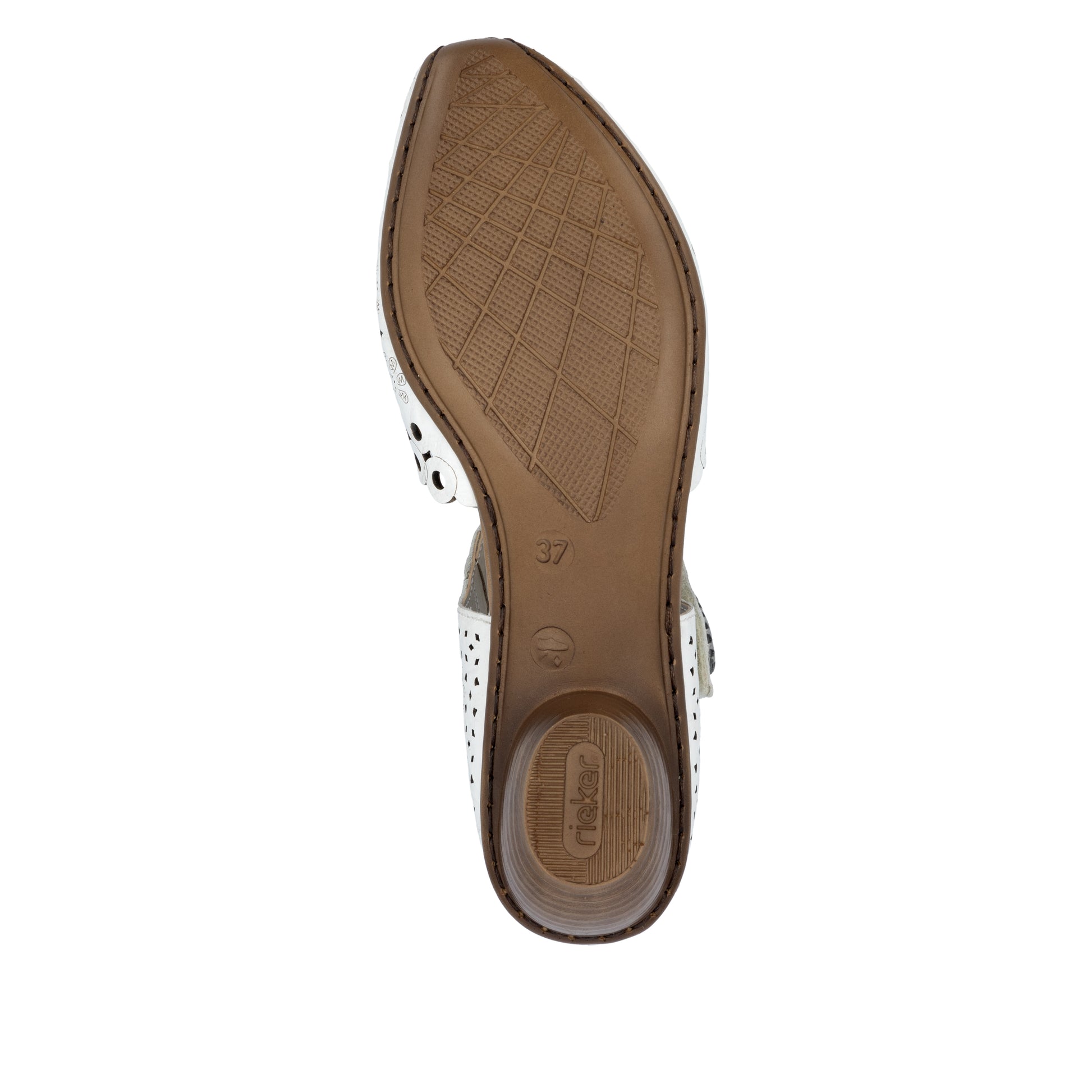 White Hook & Loop Shoes for Women | Rieker 43753-80