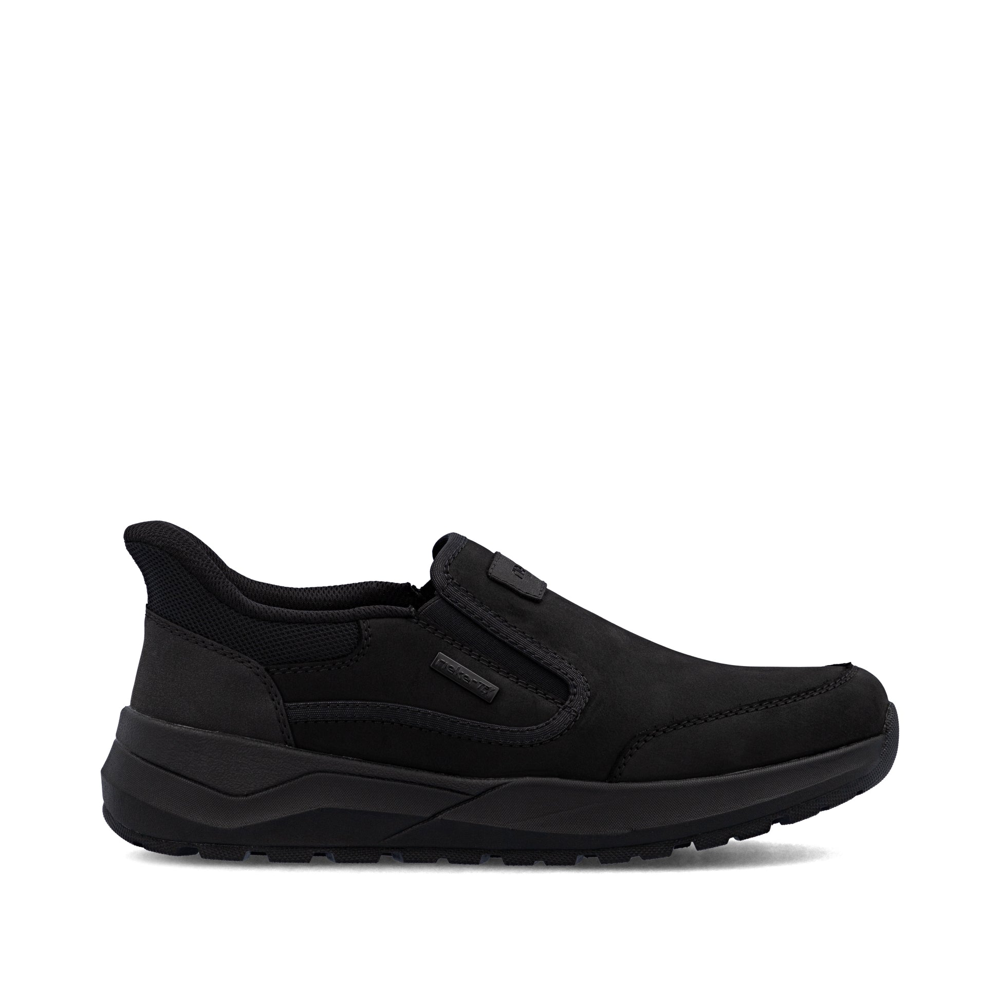 Black Elasticated Shoes for Men | Rieker 06052-00
