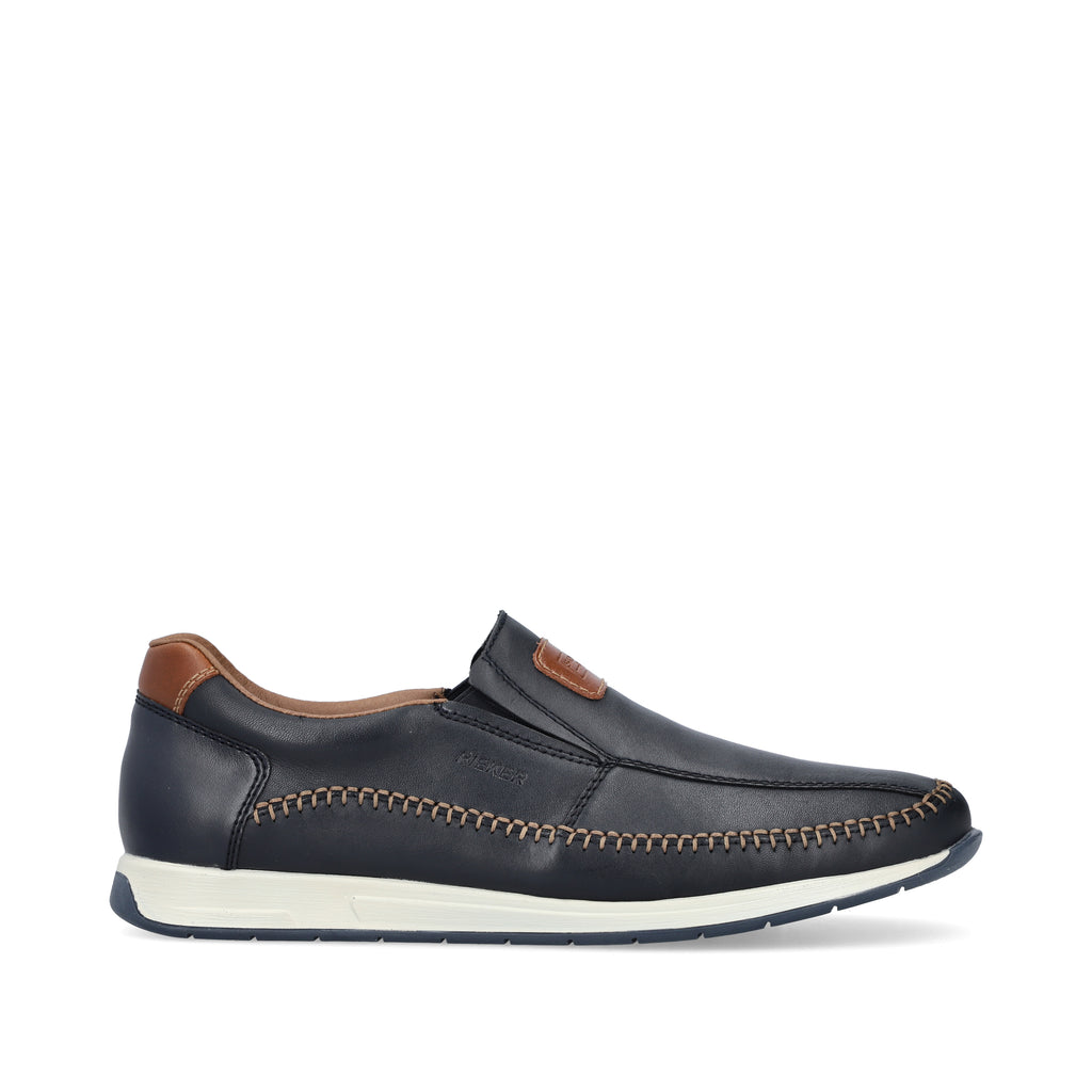 Blue Elasticated Shoes for Men | Rieker 11962-14