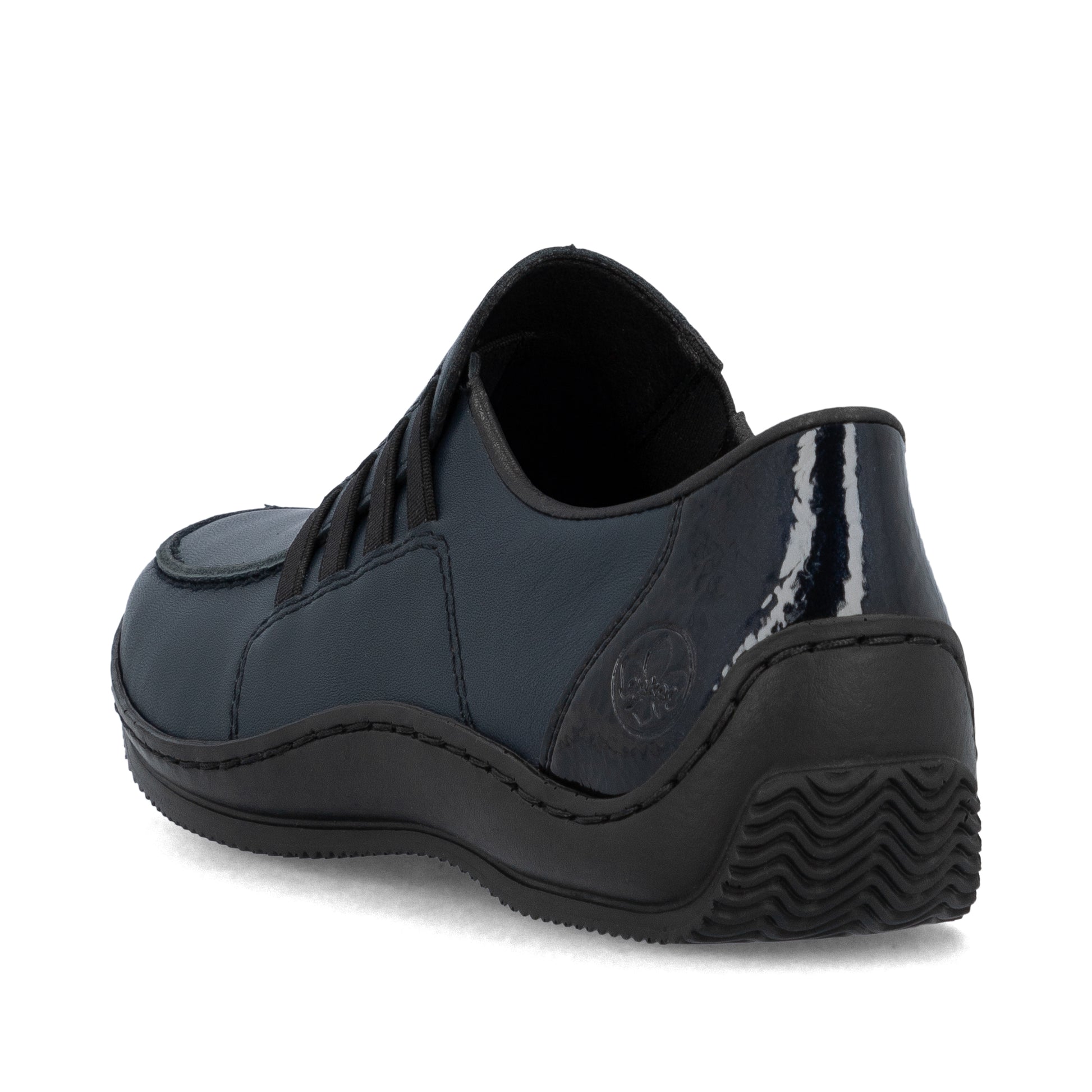 Blue Elasticated Shoes for Women | Rieker L1777-14