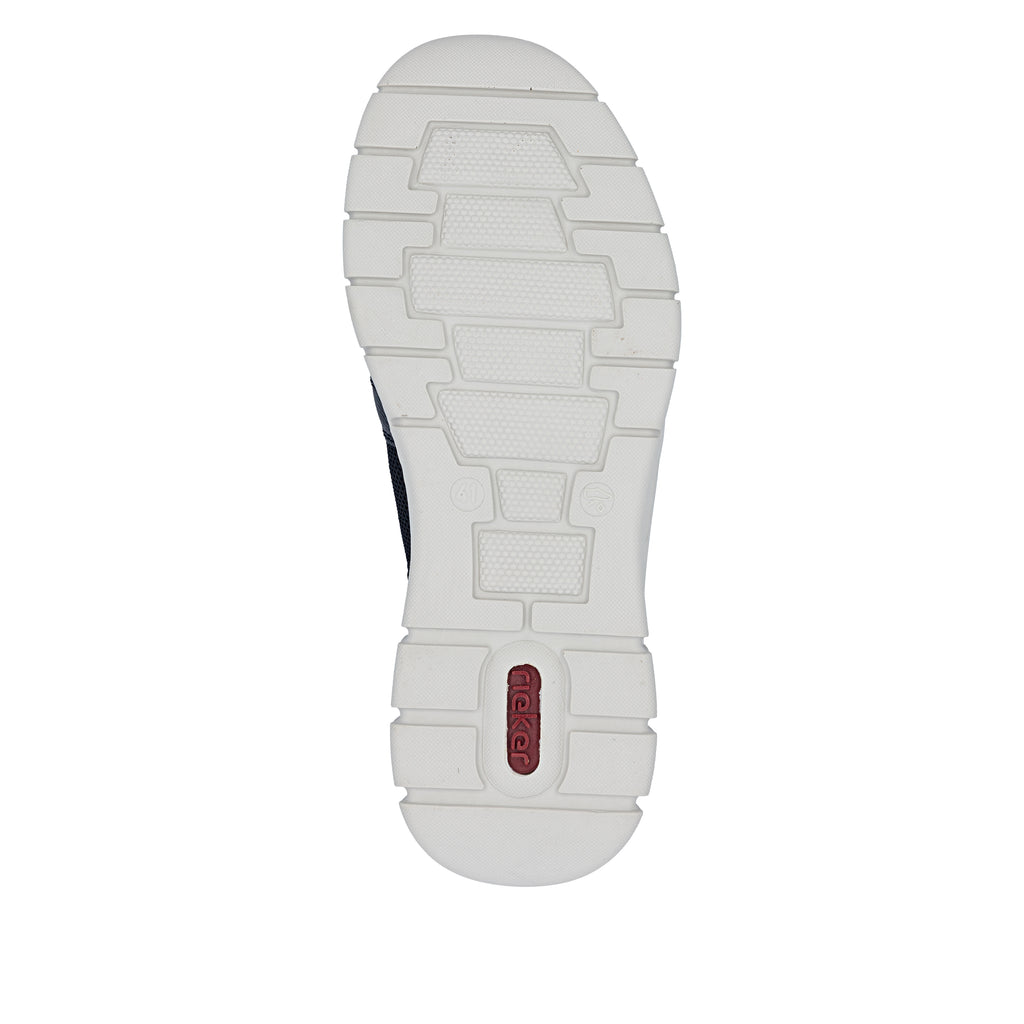 Blue Elasticated Shoes for Men | Rieker B7796-14