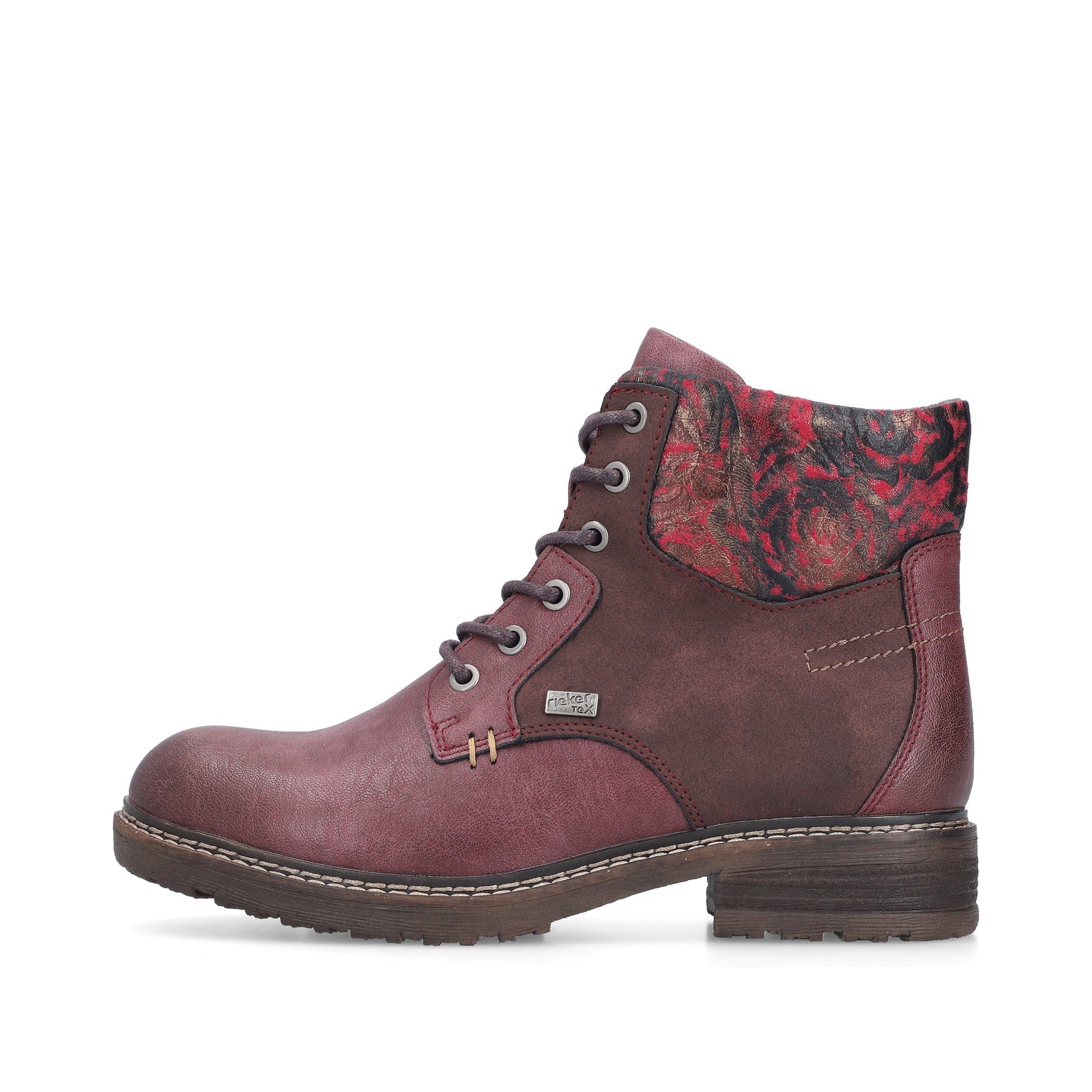Red Zip Boots for Women | Rieker 94712-35