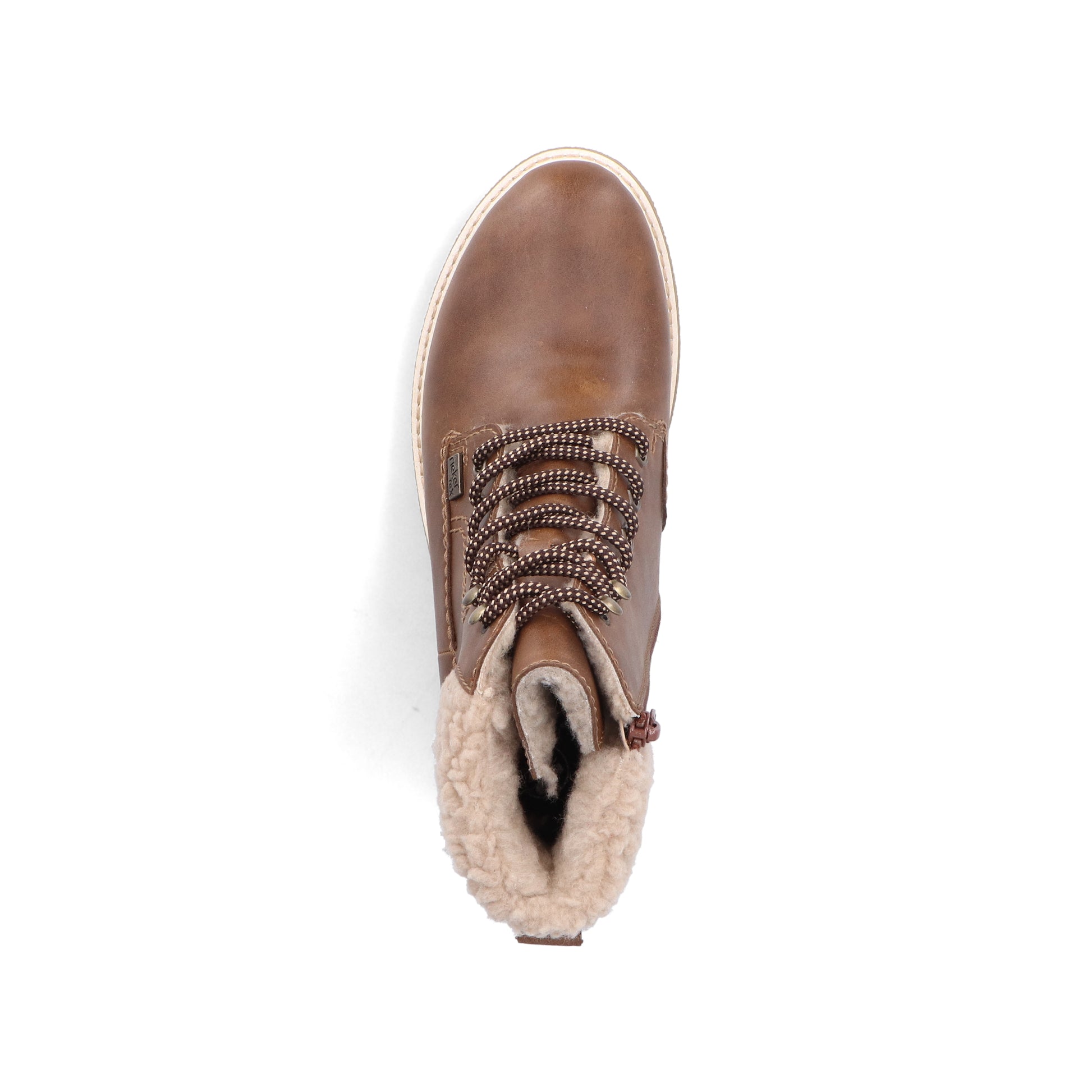 Brown Zip Boots for Women | Rieker Y8118-22