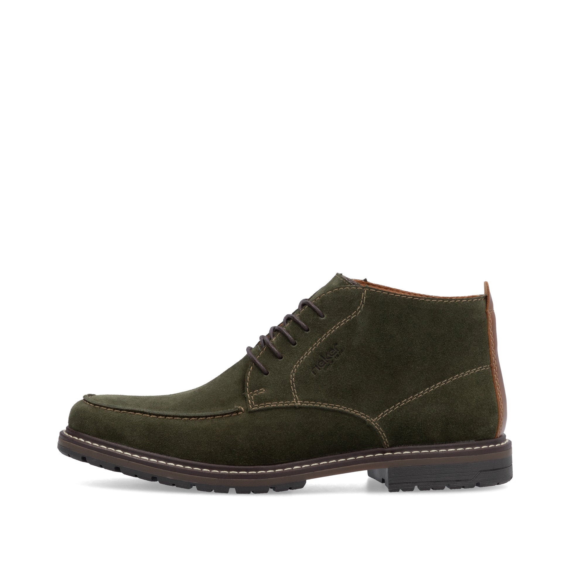 Green Elasticated Boots for Men | Rieker 13700-54