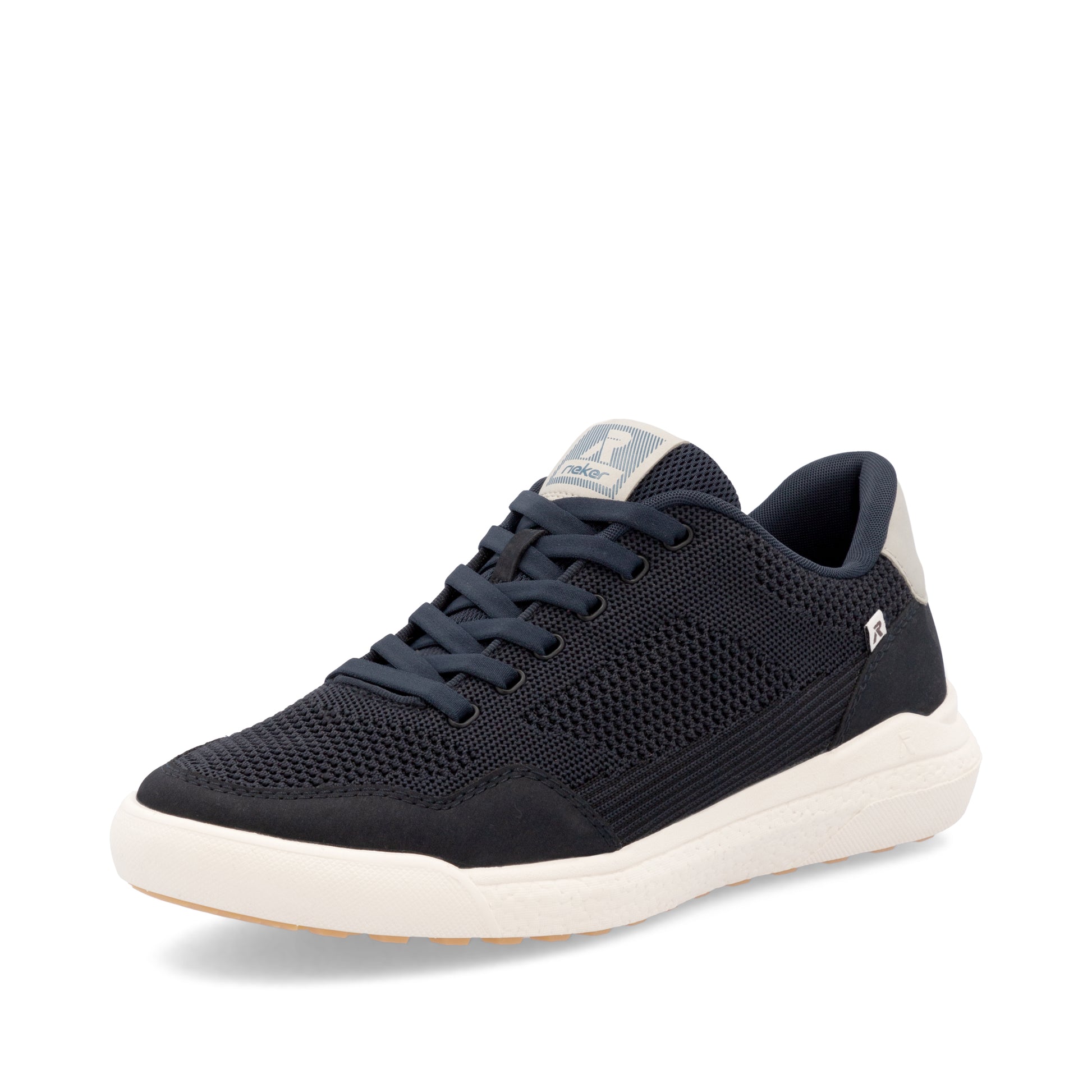 Blue Elasticated Shoes for Men | Rieker U1104-14