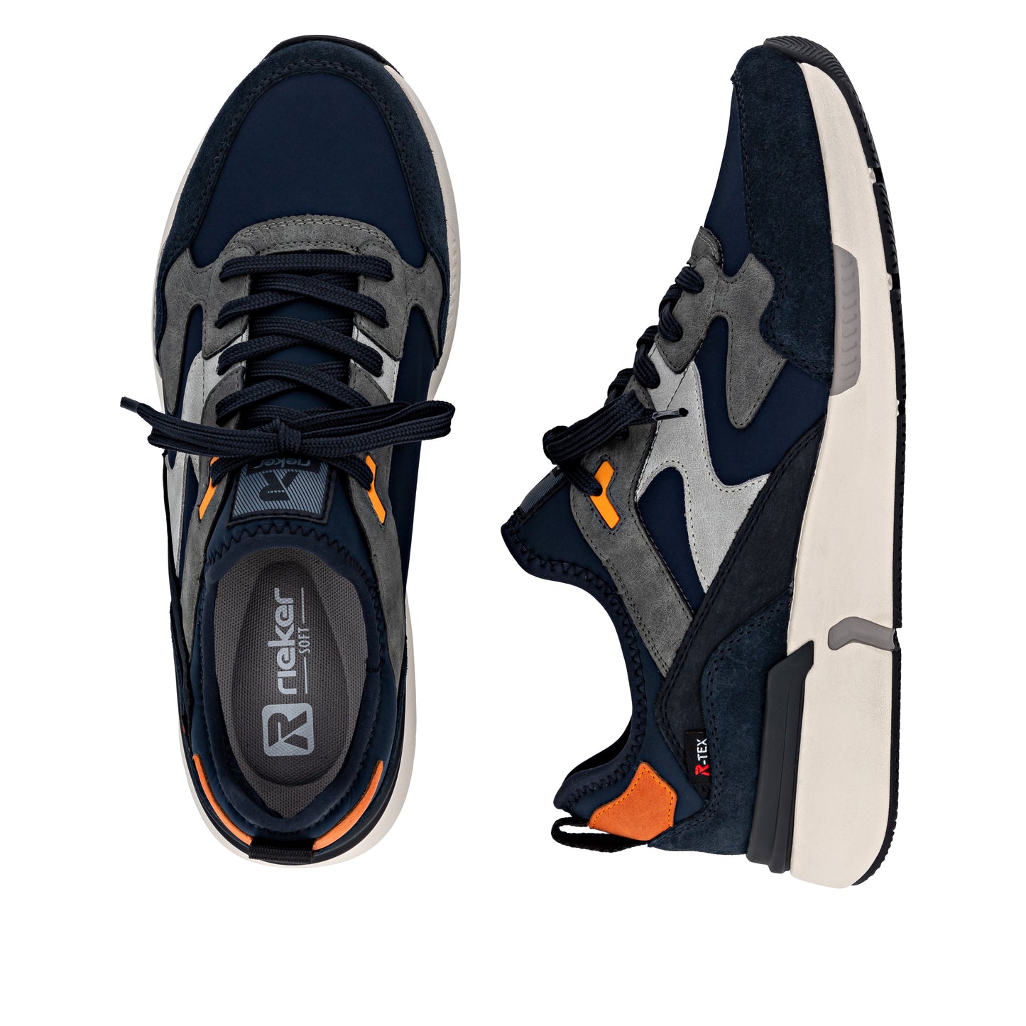 Rieker Sport Men's Trainer - Blue | U1403-15
