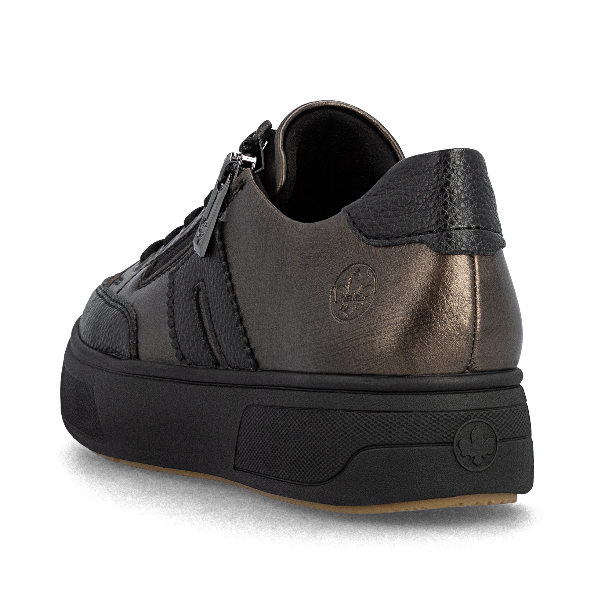 Brown Zip Shoes for Women | Rieker M7711-25