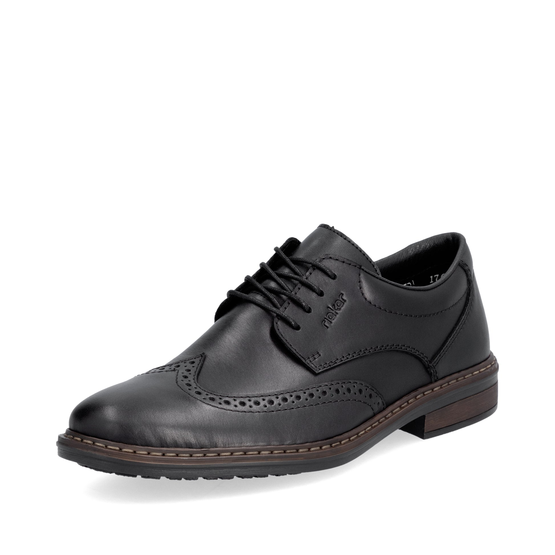 Black Elasticated Shoes for Men | Rieker 17620-00