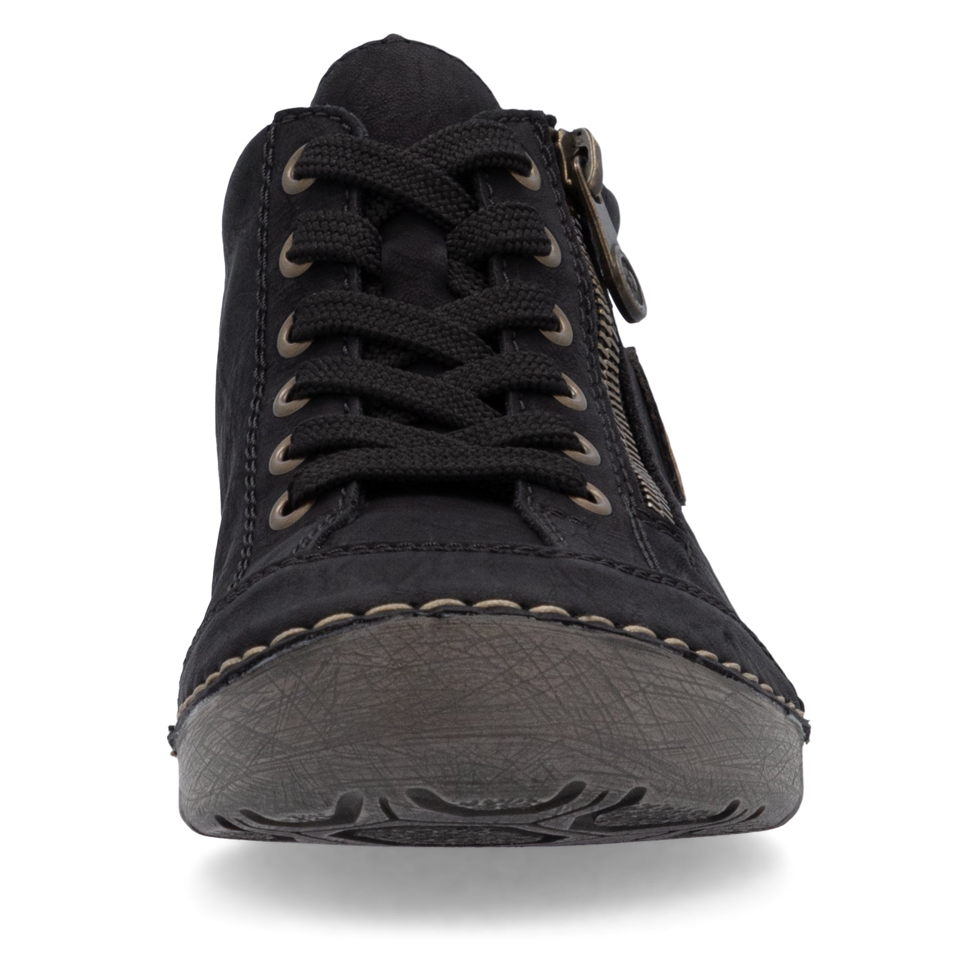 Black Zip Boots for Women | Rieker 52514-00
