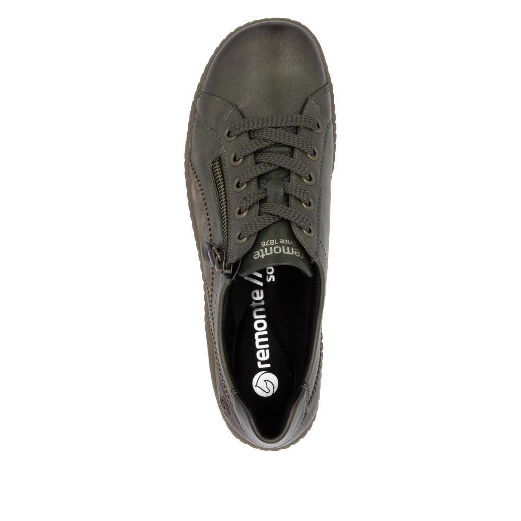 Green Zip Shoes for Women | Remonte R1439-52