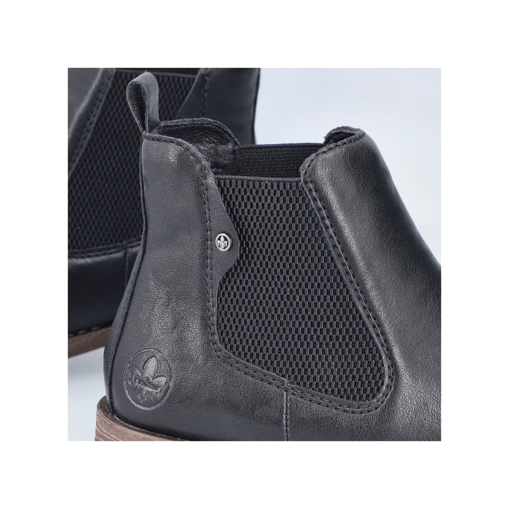 Black Elasticated Boots for Women | Rieker 79450-00