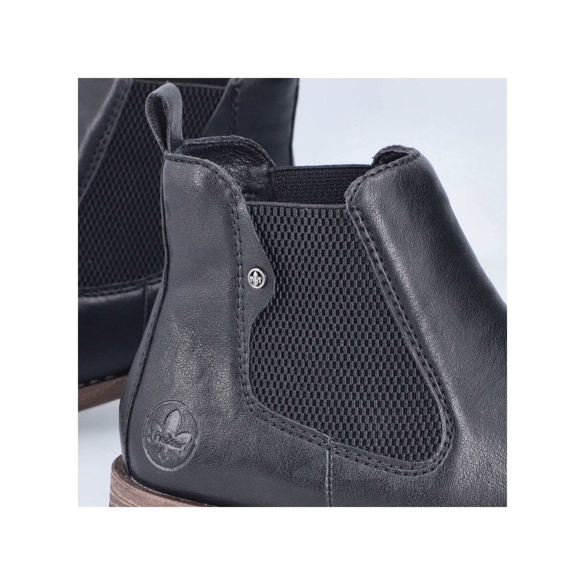 Black Elasticated Boots for Women | Rieker 79450-00