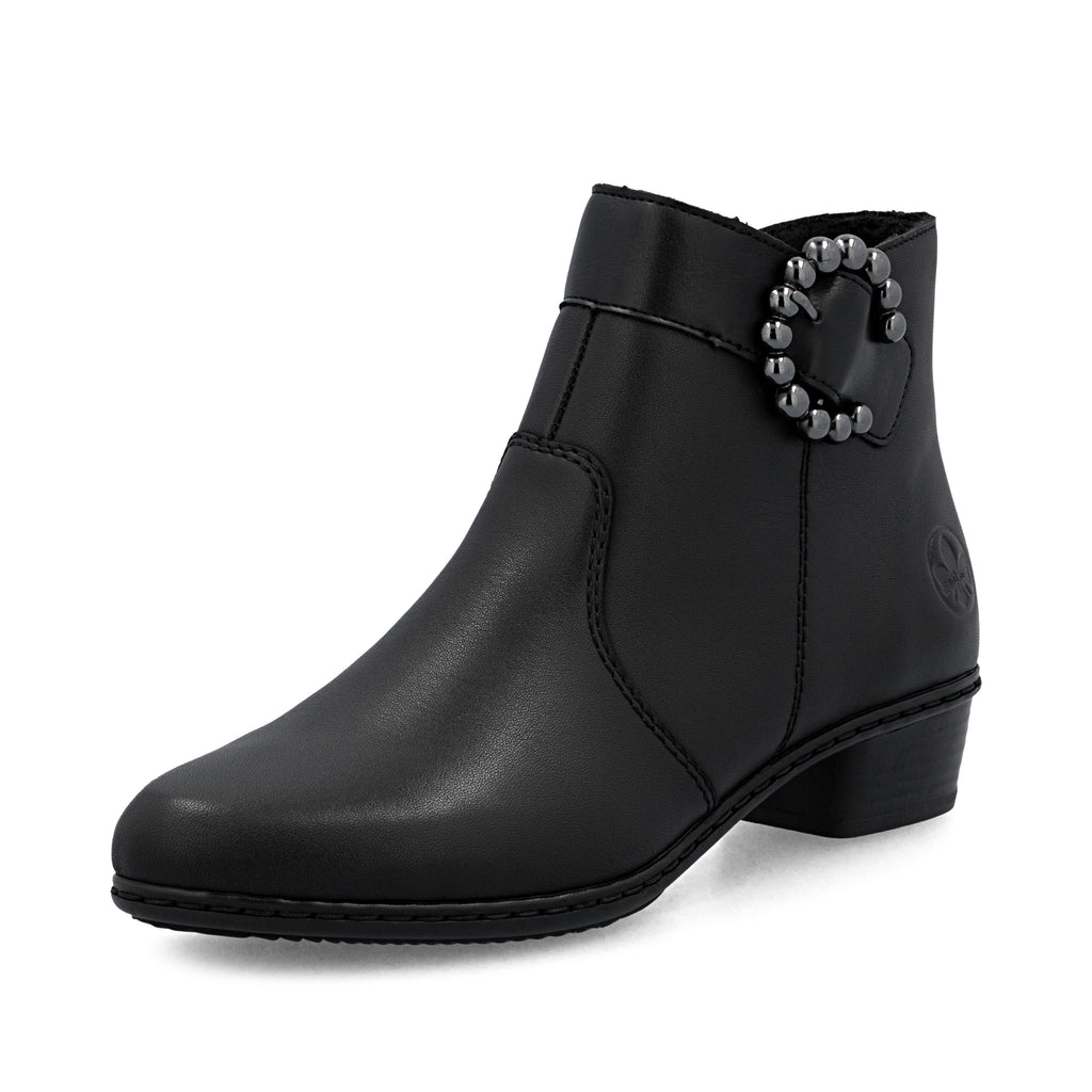 Black Zip Boots for Women | Rieker Y0797-00